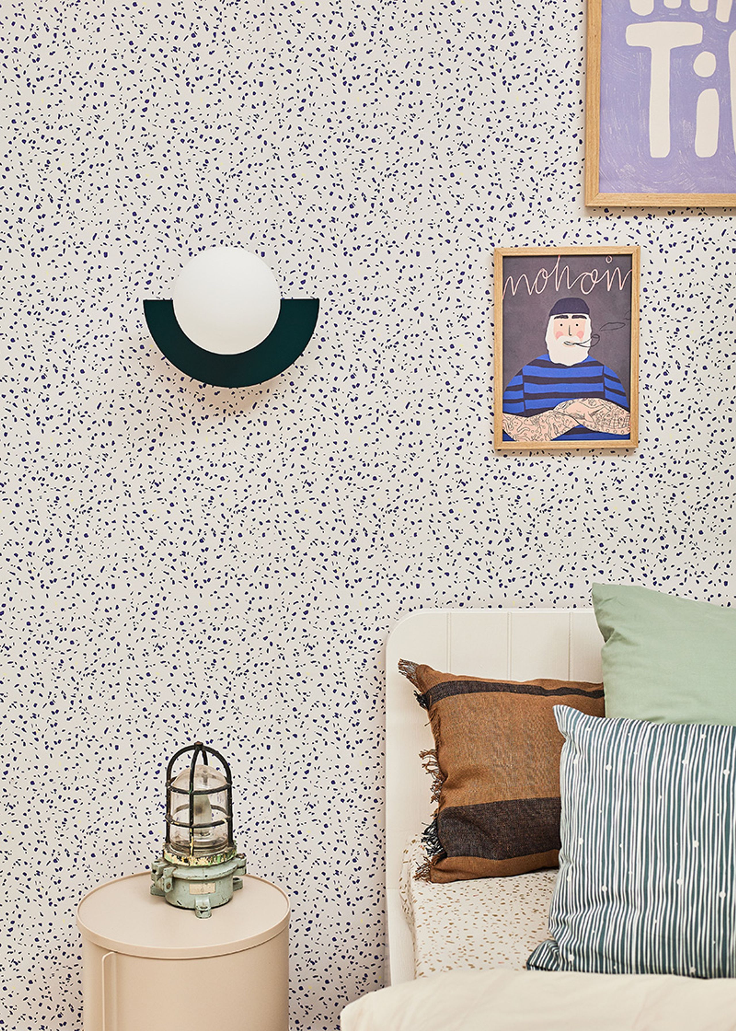 Swedish Ninja - Væglampe - Candy Little Circle 180 S - Ninja Black