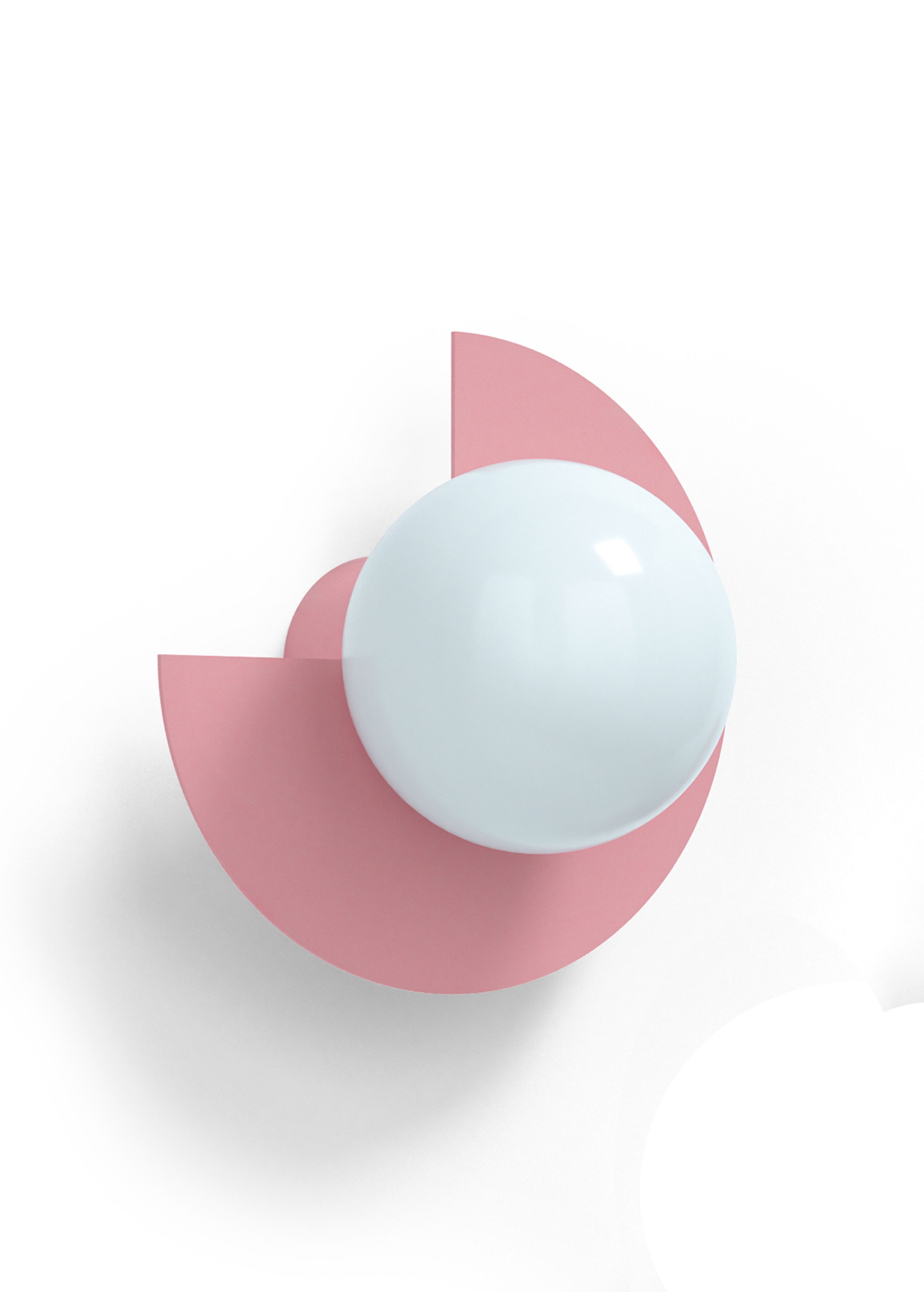 Swedish Ninja - Seinävalaisin - Candy Little Circle 270 S - Bubblegum Pink