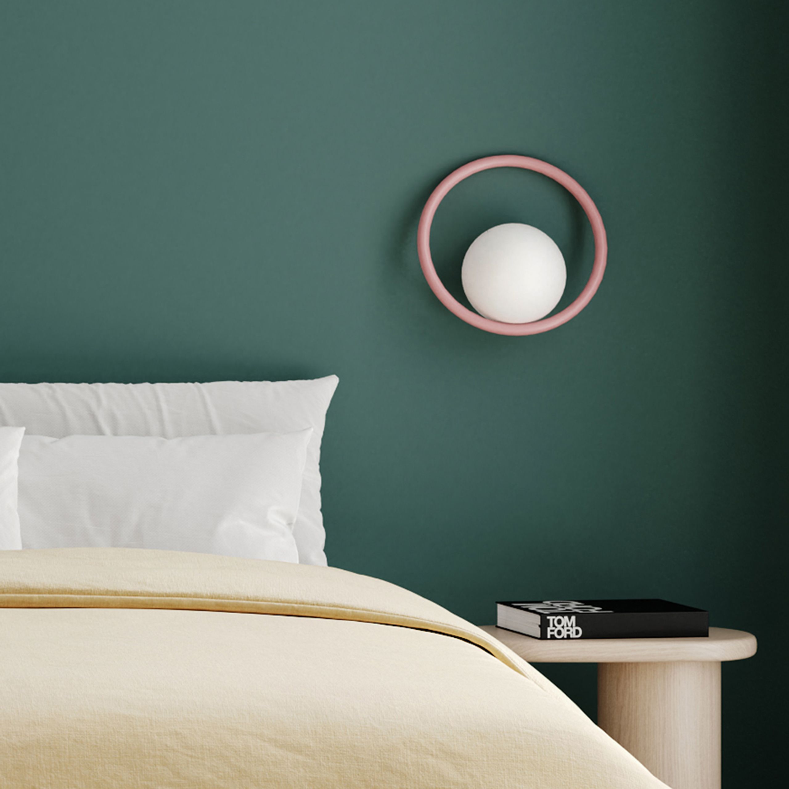 Swedish Ninja - Lampada da parete - Hula Hoop Wall Lamp - Bubblegum Pink