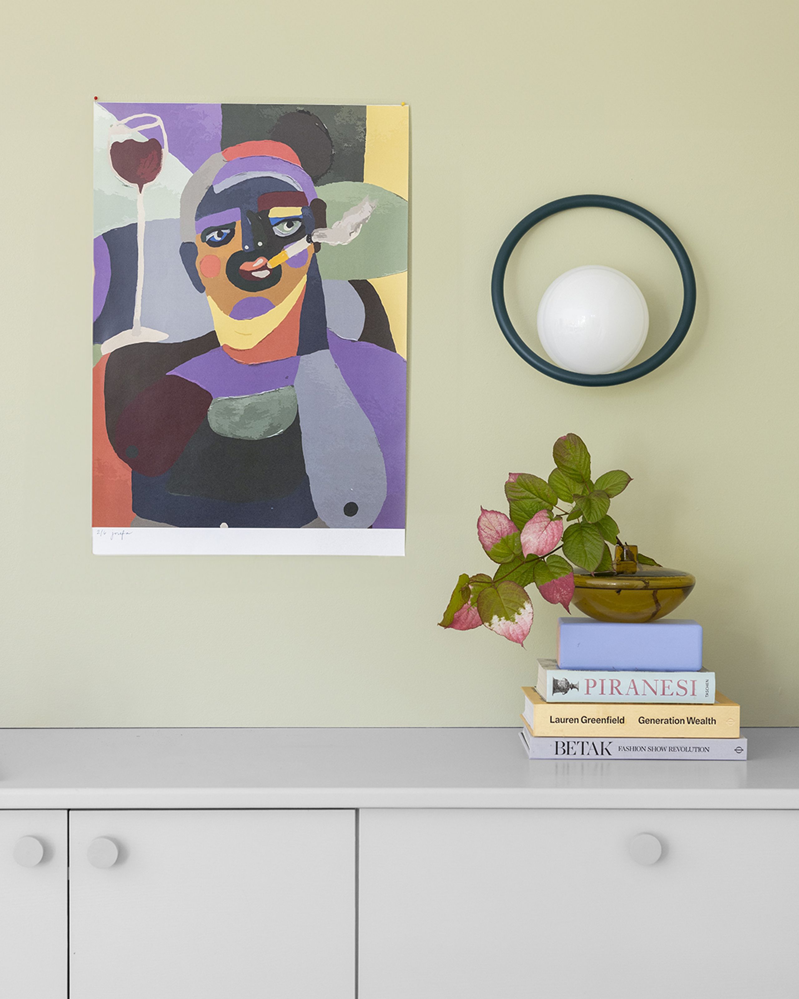 Swedish Ninja - Nástěnné svítidlo - Hula Hoop Wall Lamp - Cord, Switch, & Plug - Bubblegum Pink