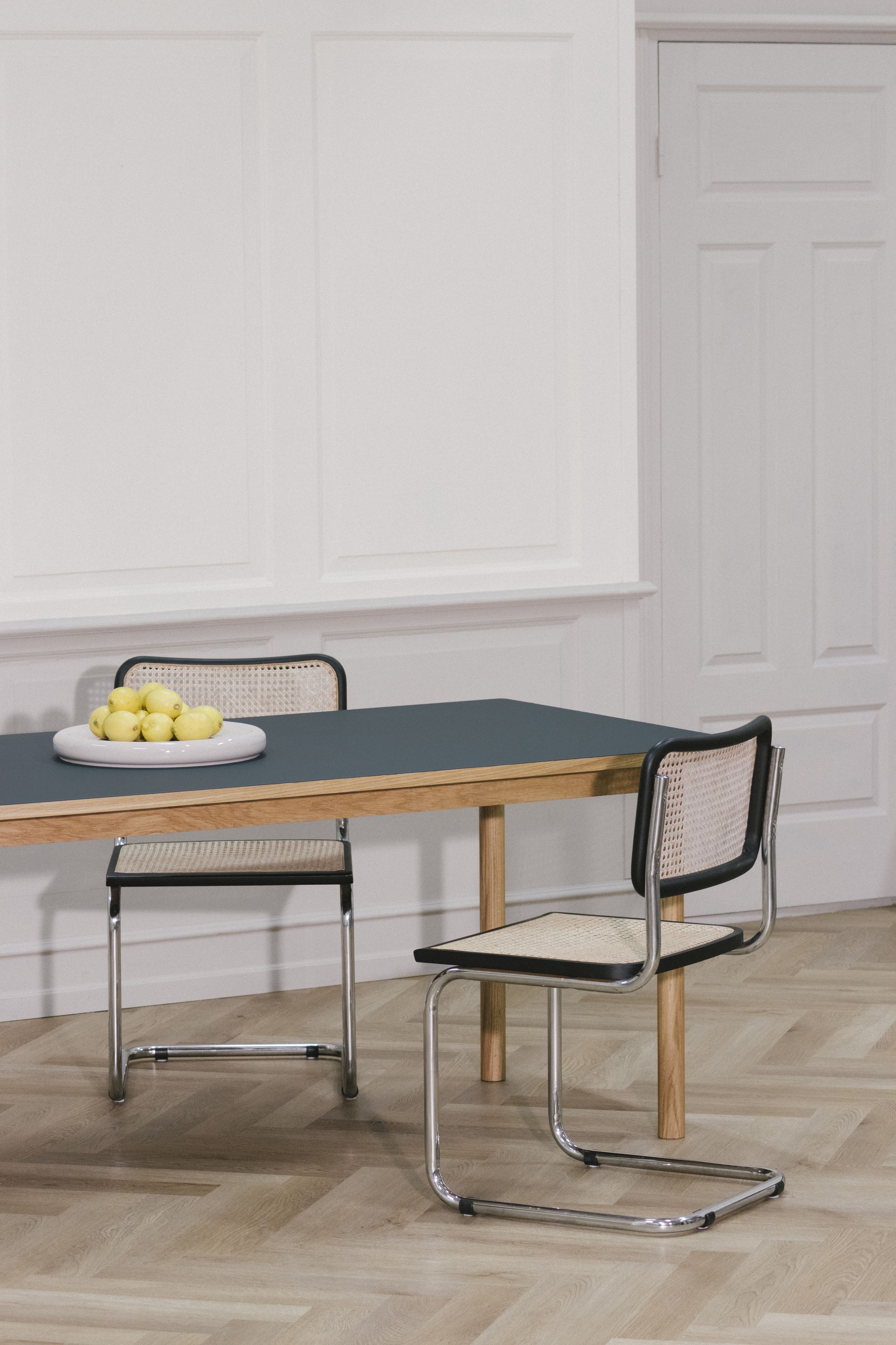Tablelab - Tavolo da pranzo - Essential Oak 220x90cm - Dusty Blue