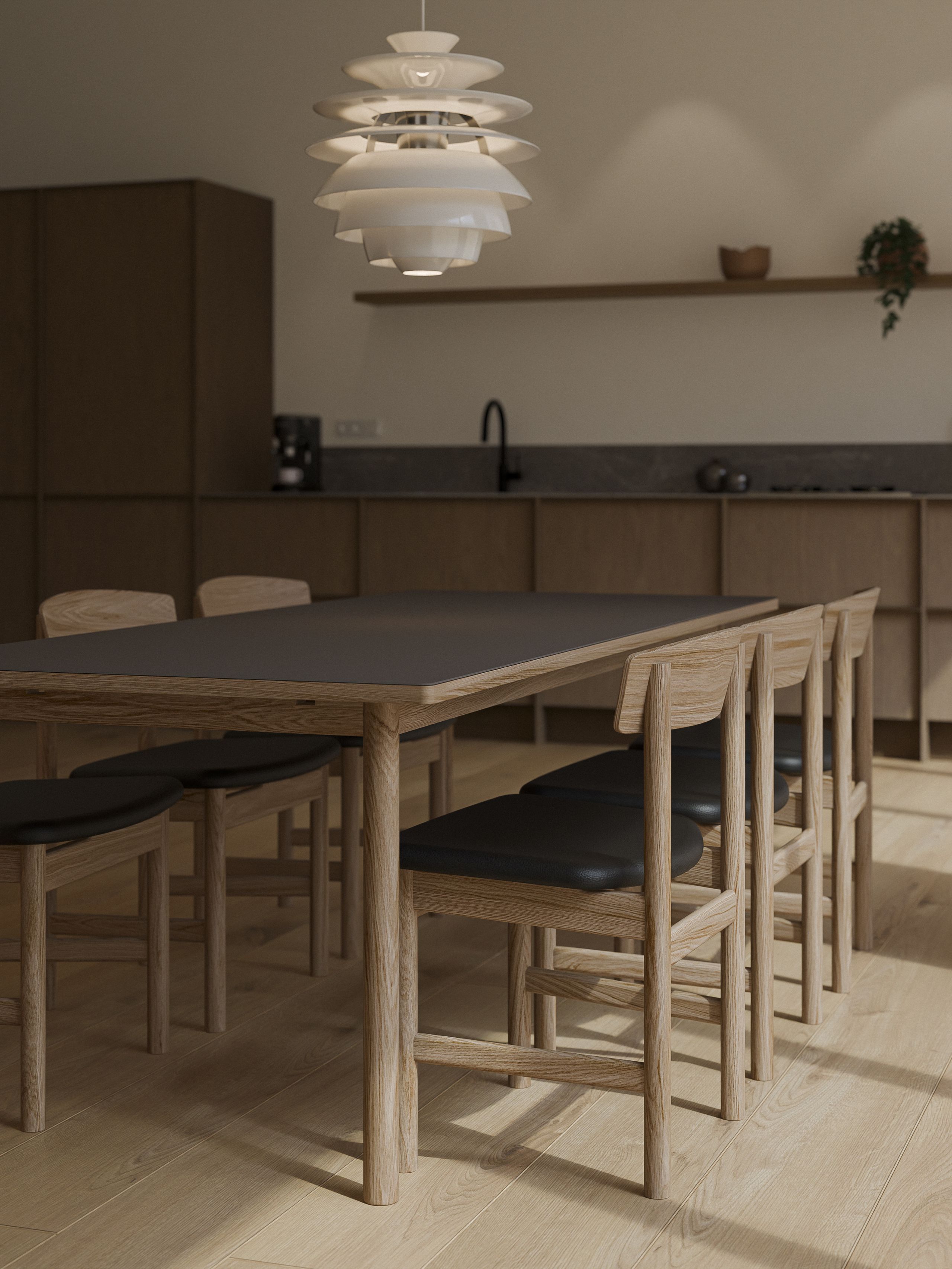 Tablelab - Dining Table - Essential Oak 140x90cm - Espresso