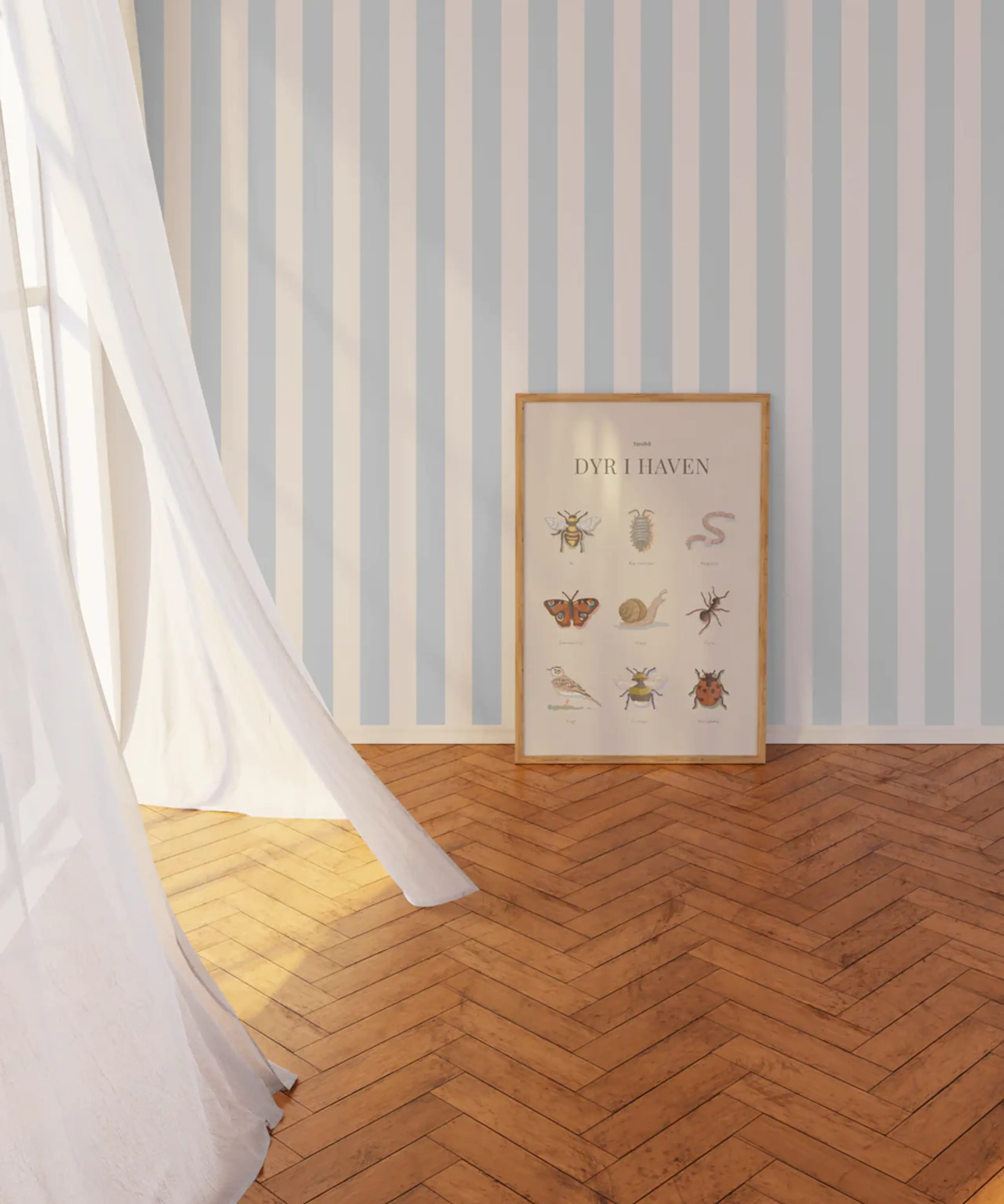 Taishō - Juliste - Animals In The Garden - Animals In The Garden