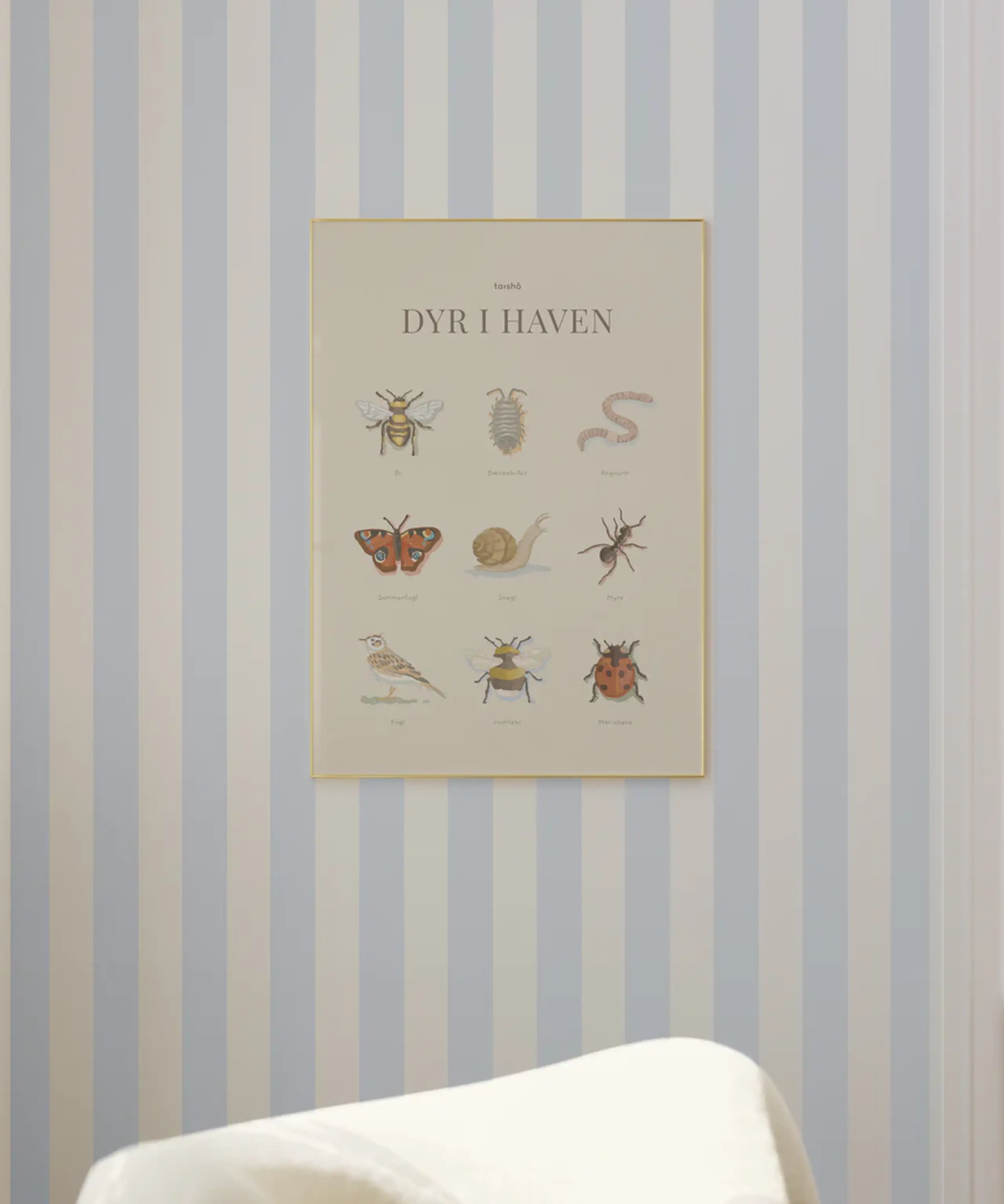 Taishō - Juliste - Animals In The Garden - Animals In The Garden