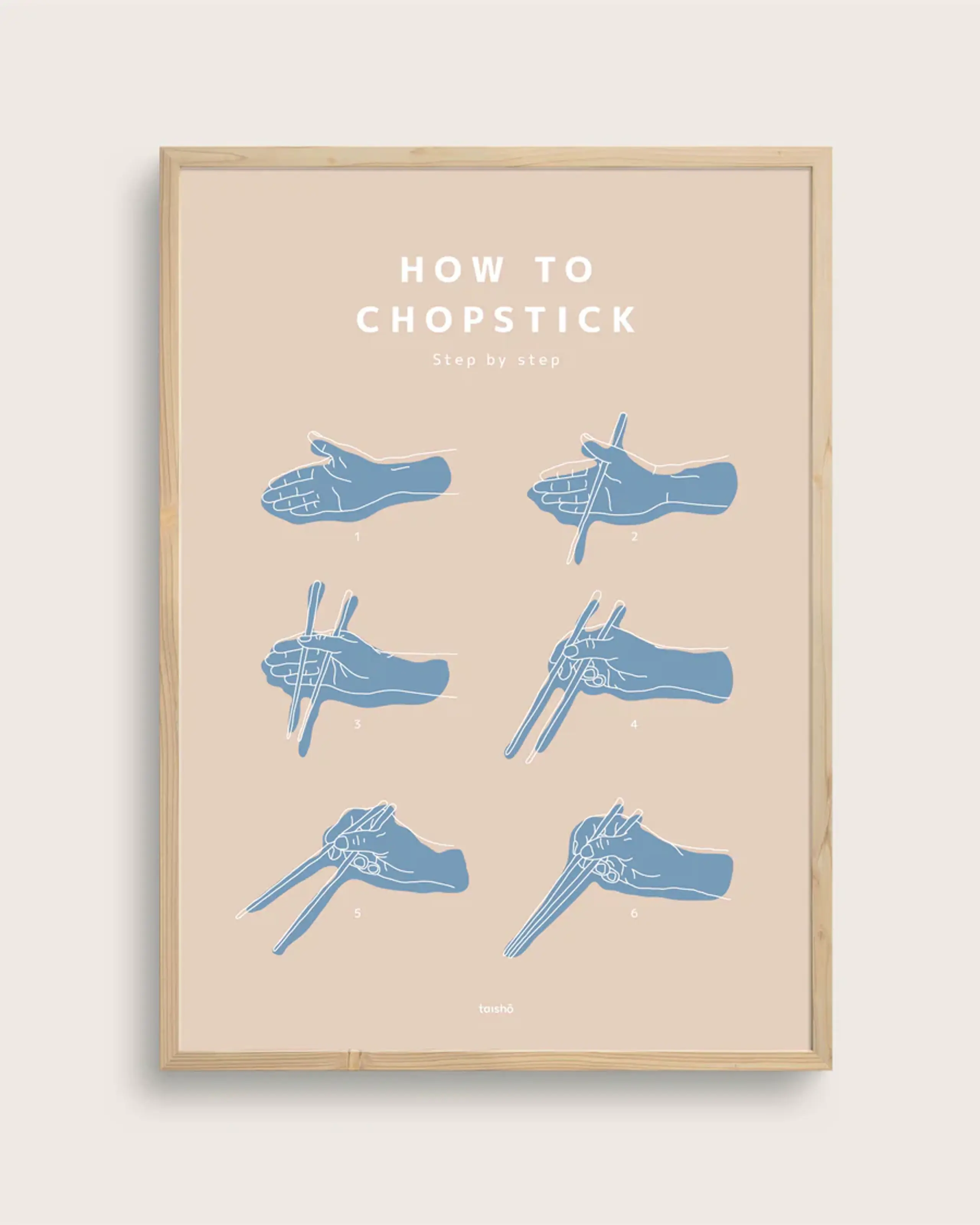Taishō - Poster - How to Chopstick - Rose