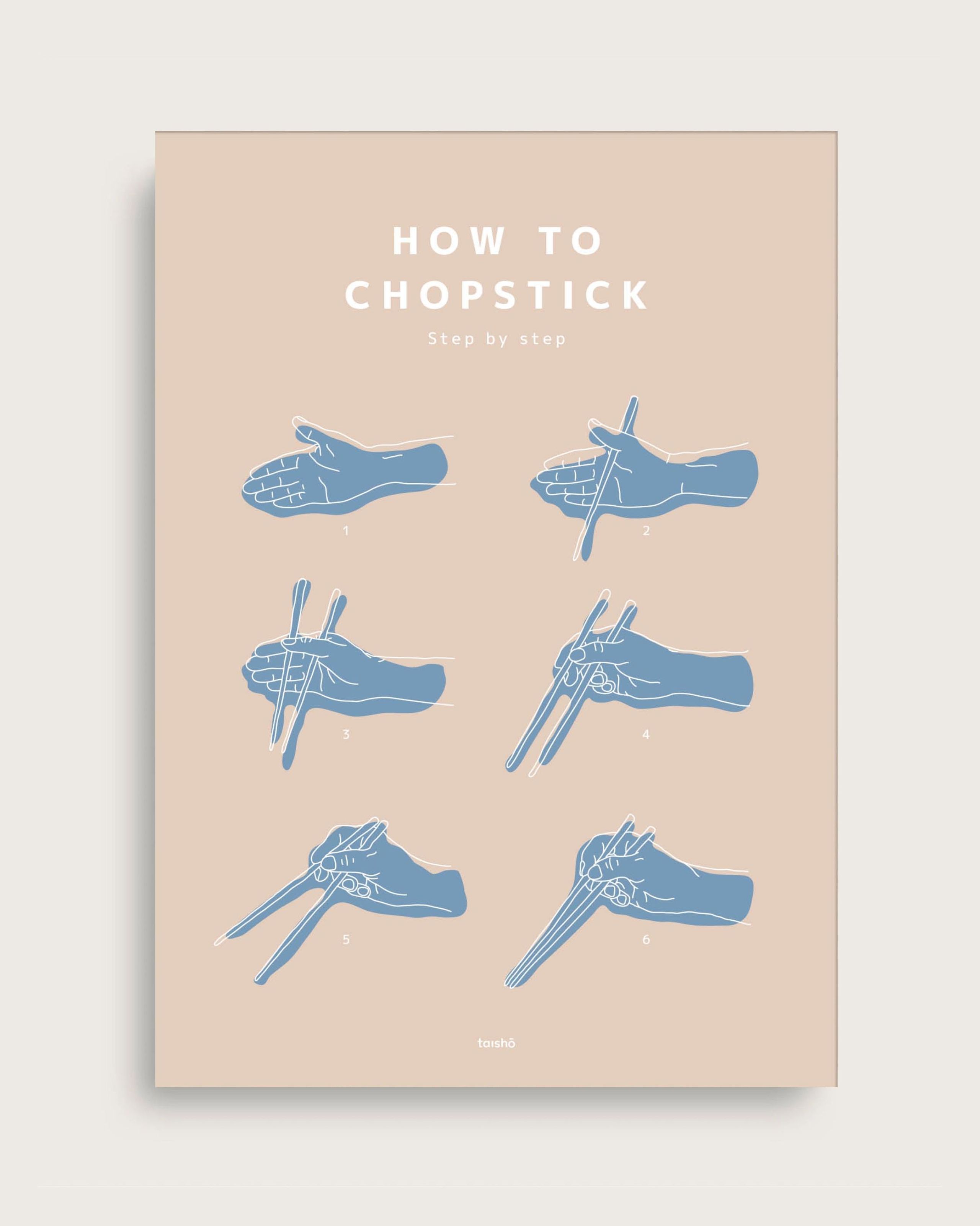Taishō - Poster - How to Chopstick - Rose