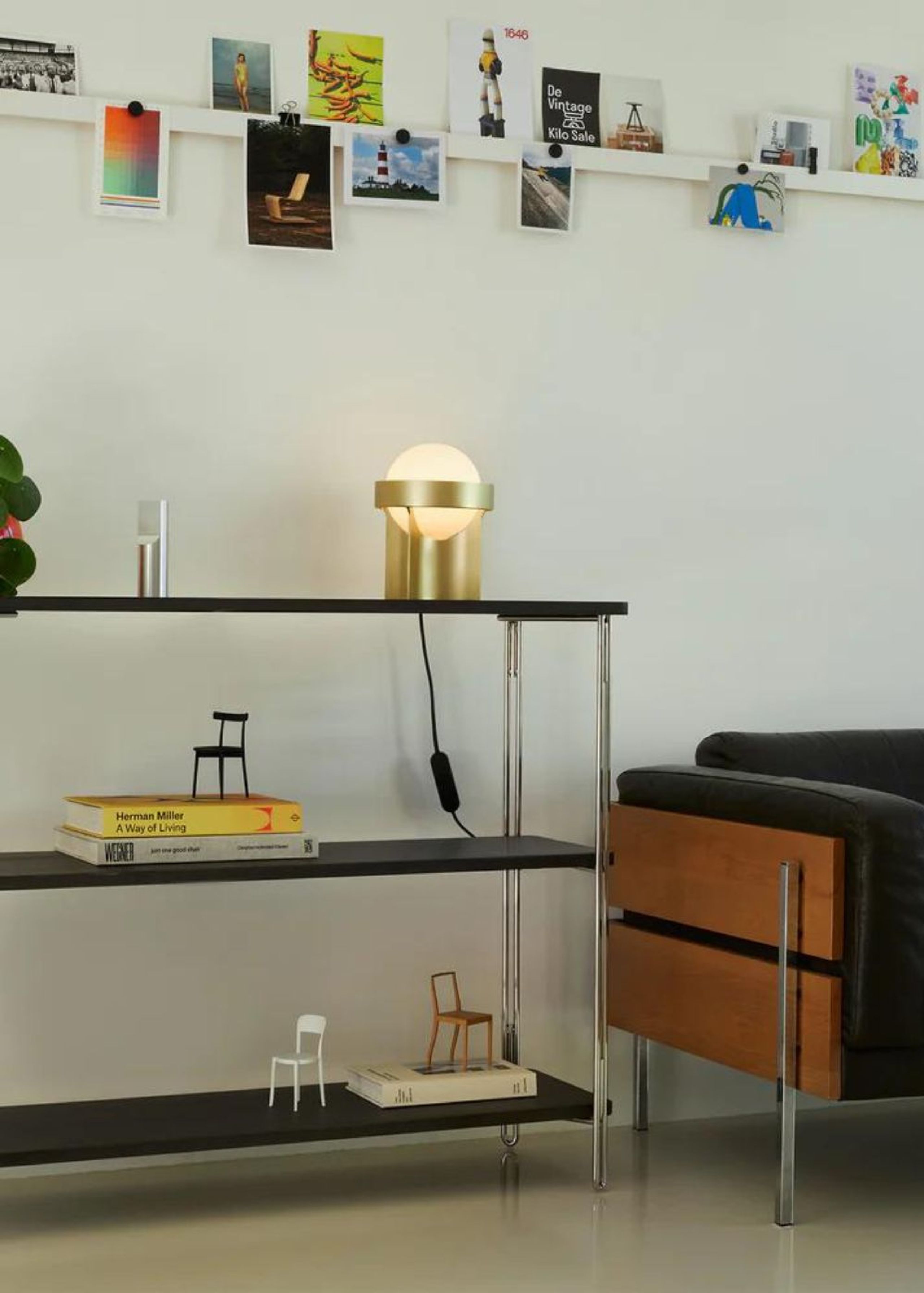 Tala - Lampe de table - Loop Table Lamp + Sphere IV - Gold