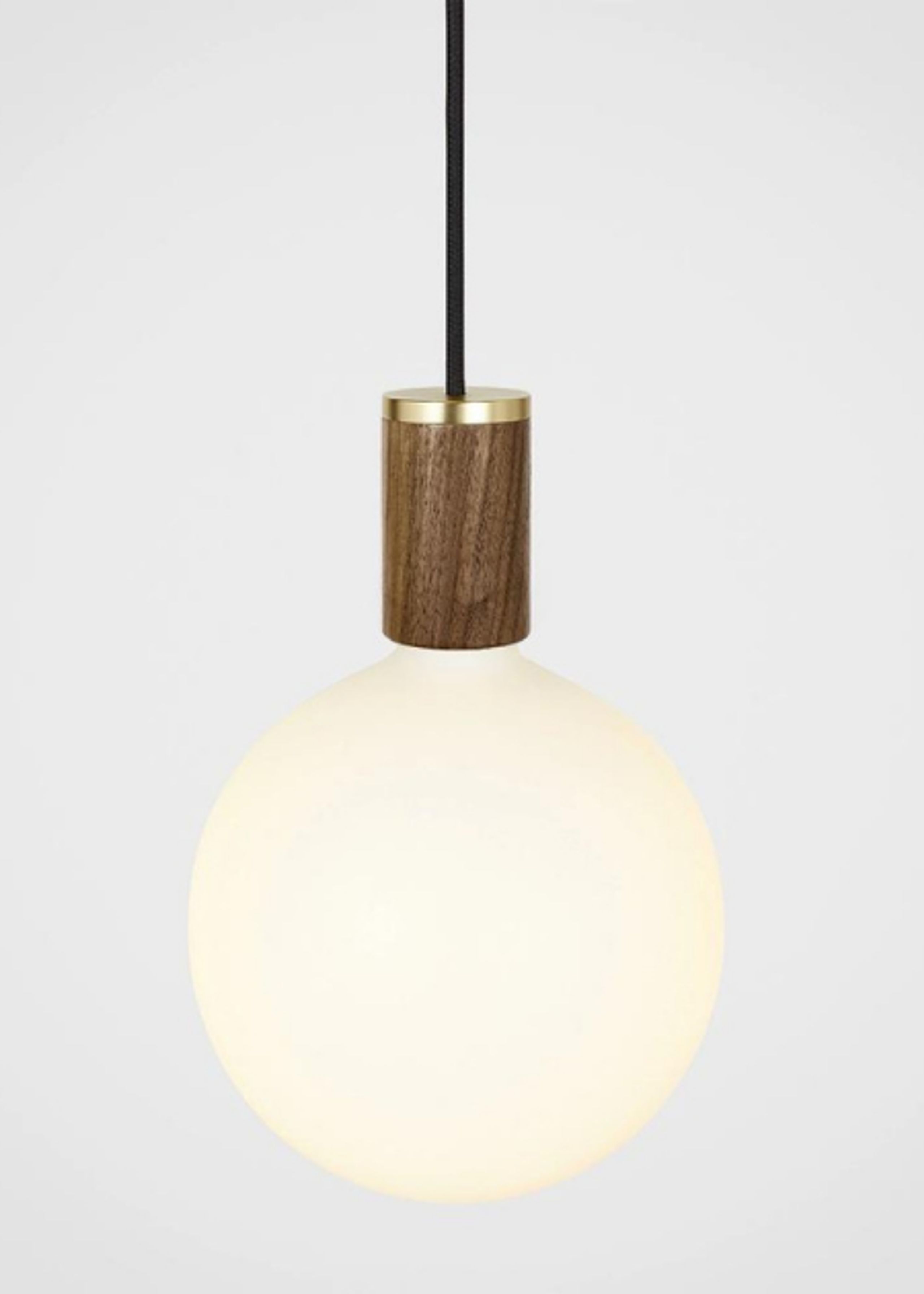 Tala - Lampe - Nine Pendant / Large / Sphere IV - Walnut/White