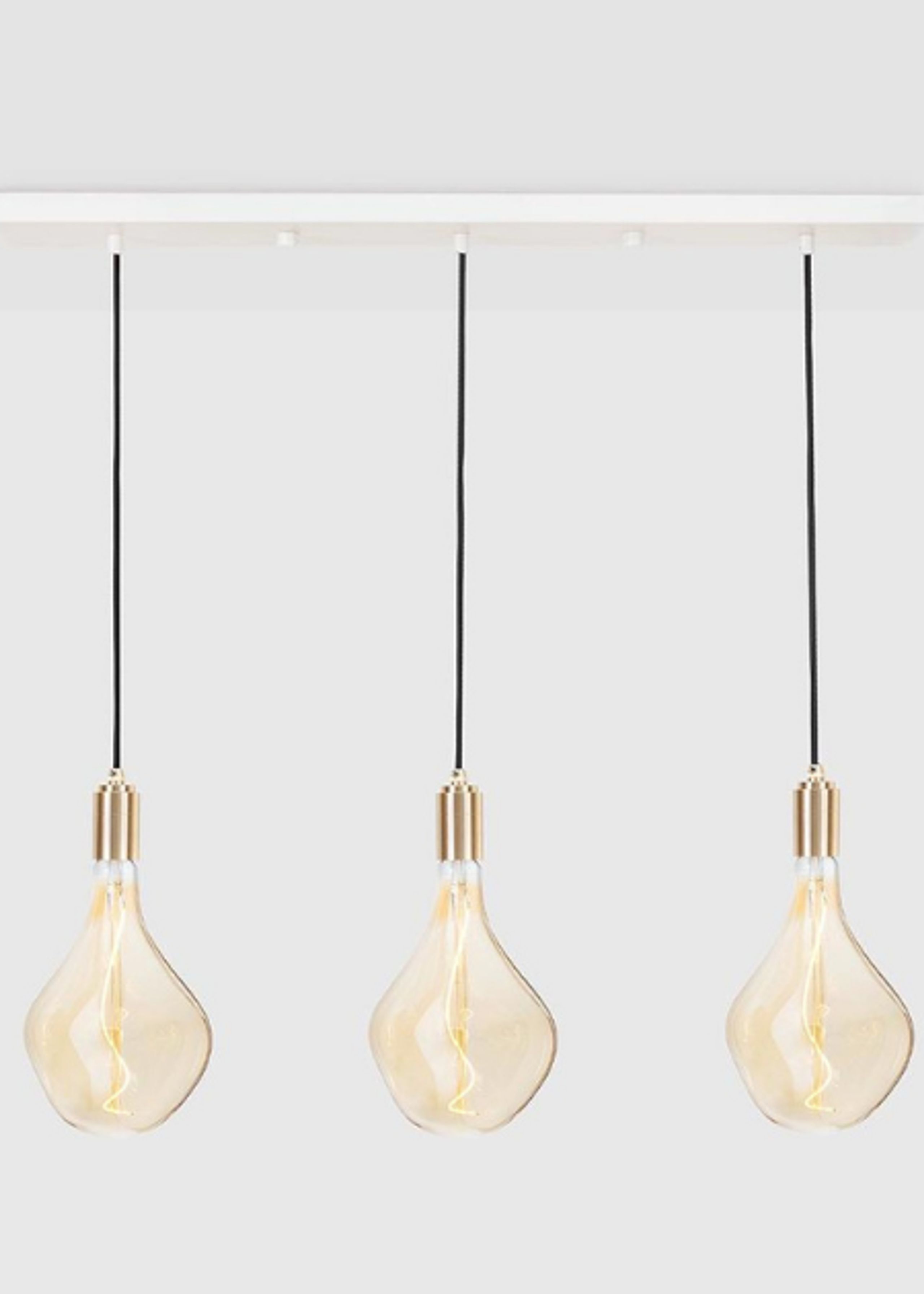 Tala - Lampe - Triple Linear Pendant - Brass/White