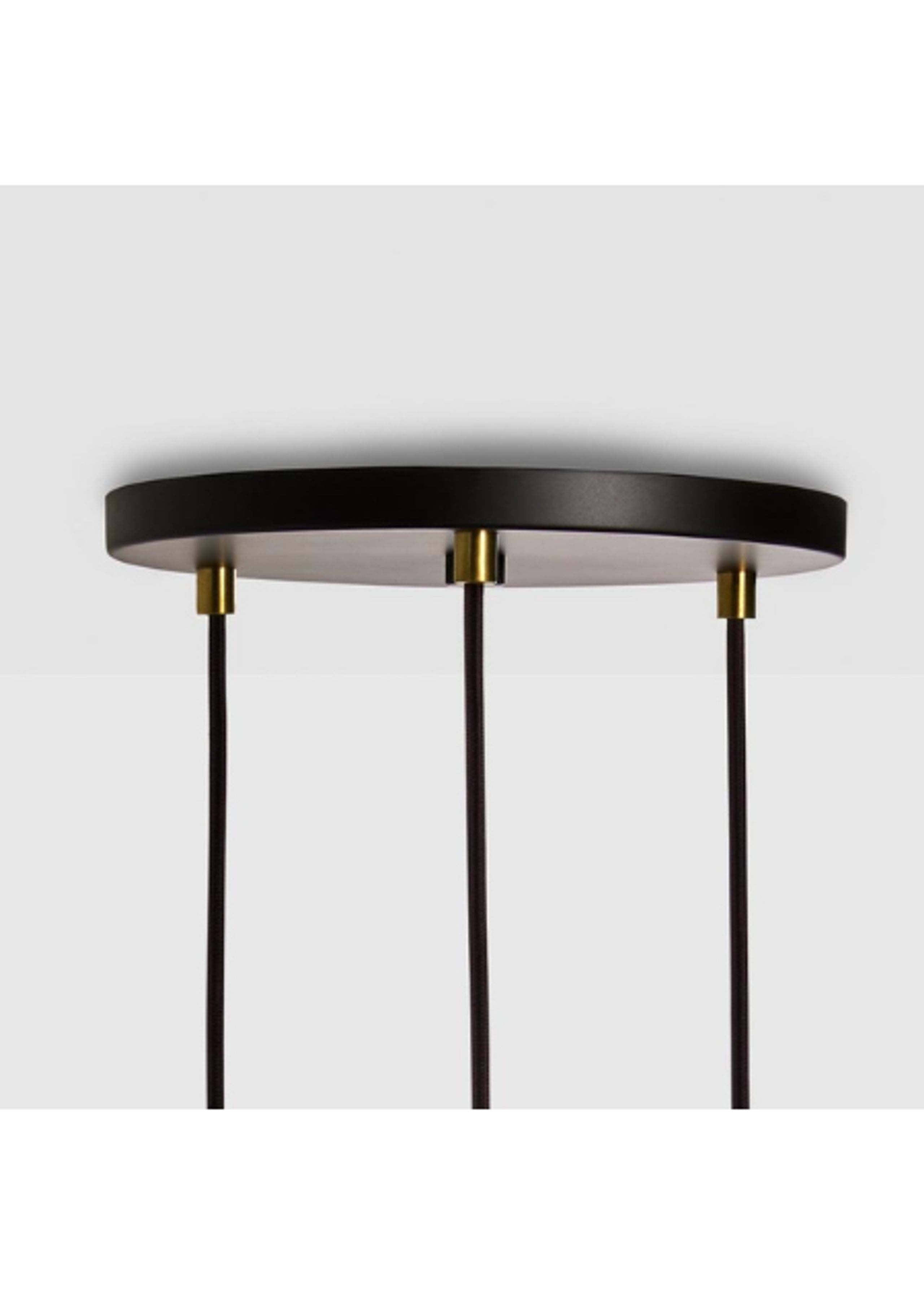 Tala - Lampe - Triple Pendant Canopy - Brass/Black