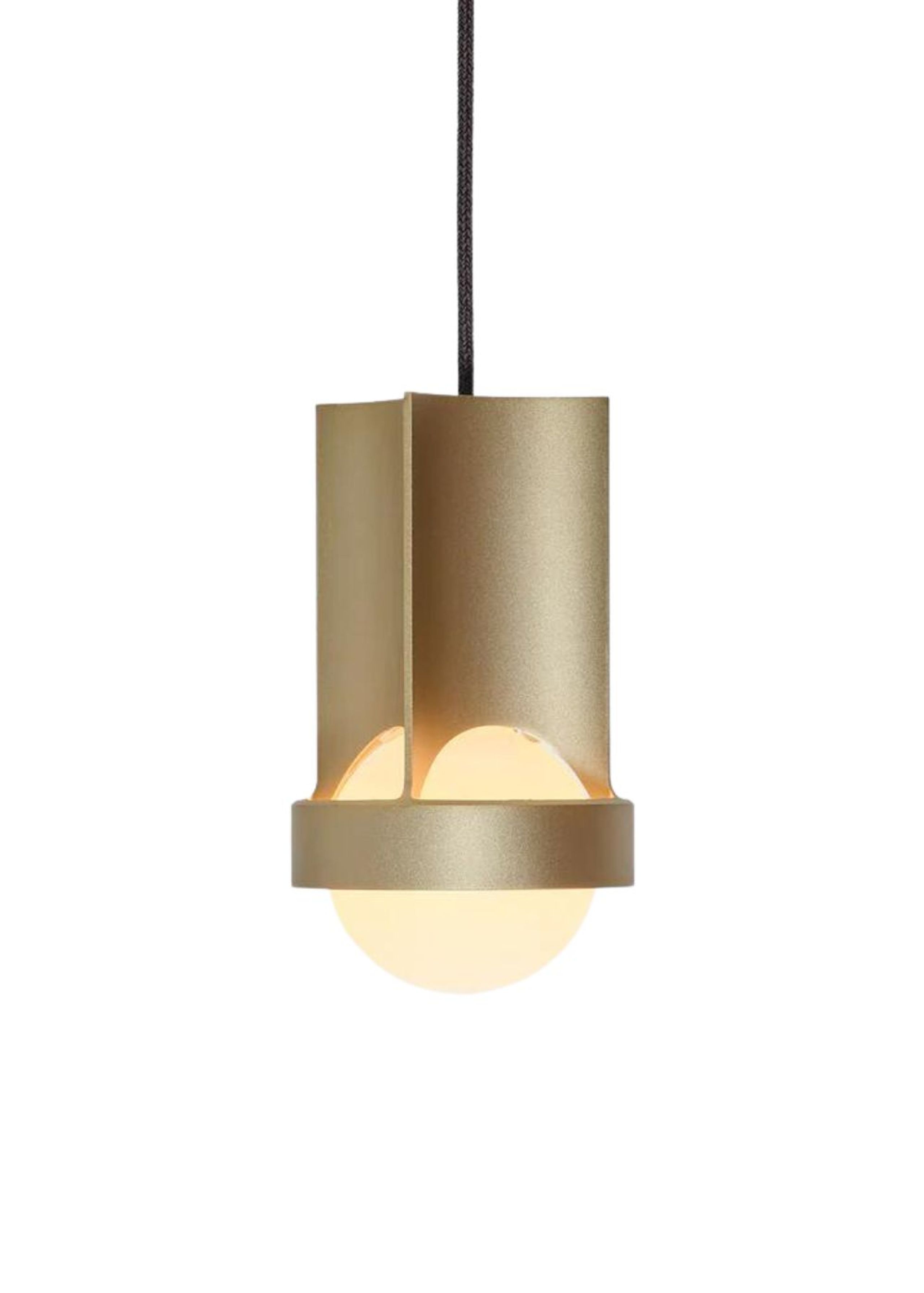 Tala - Pendant Lamp - Loop Single Pendant + Sphere III - Gold