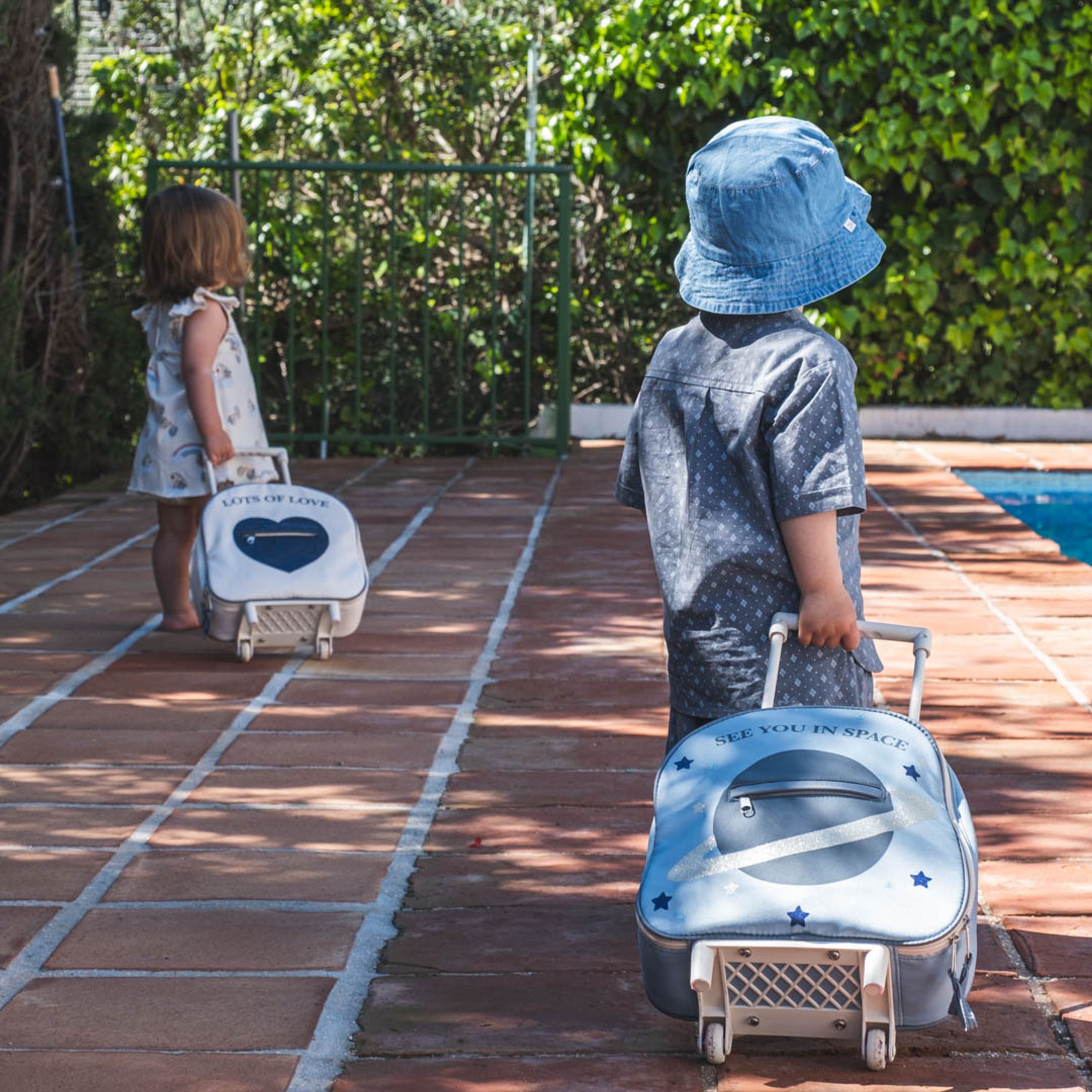 That's Mine - Suitcase - Tris Trolley Bag - Blue