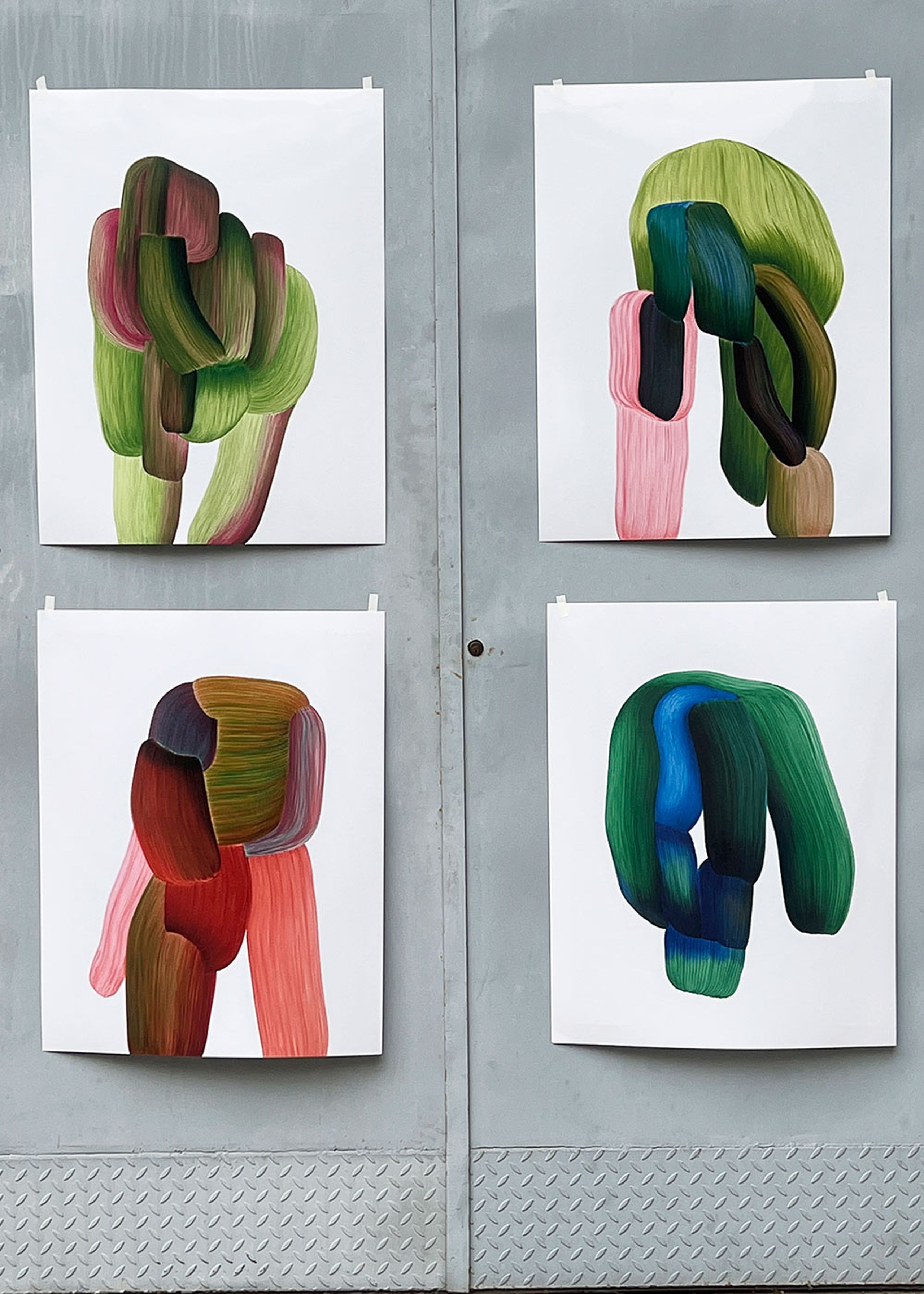 The Wrong Shop - Plakat - Drawing 20 - Ronan Bouroullec - Oak Frame