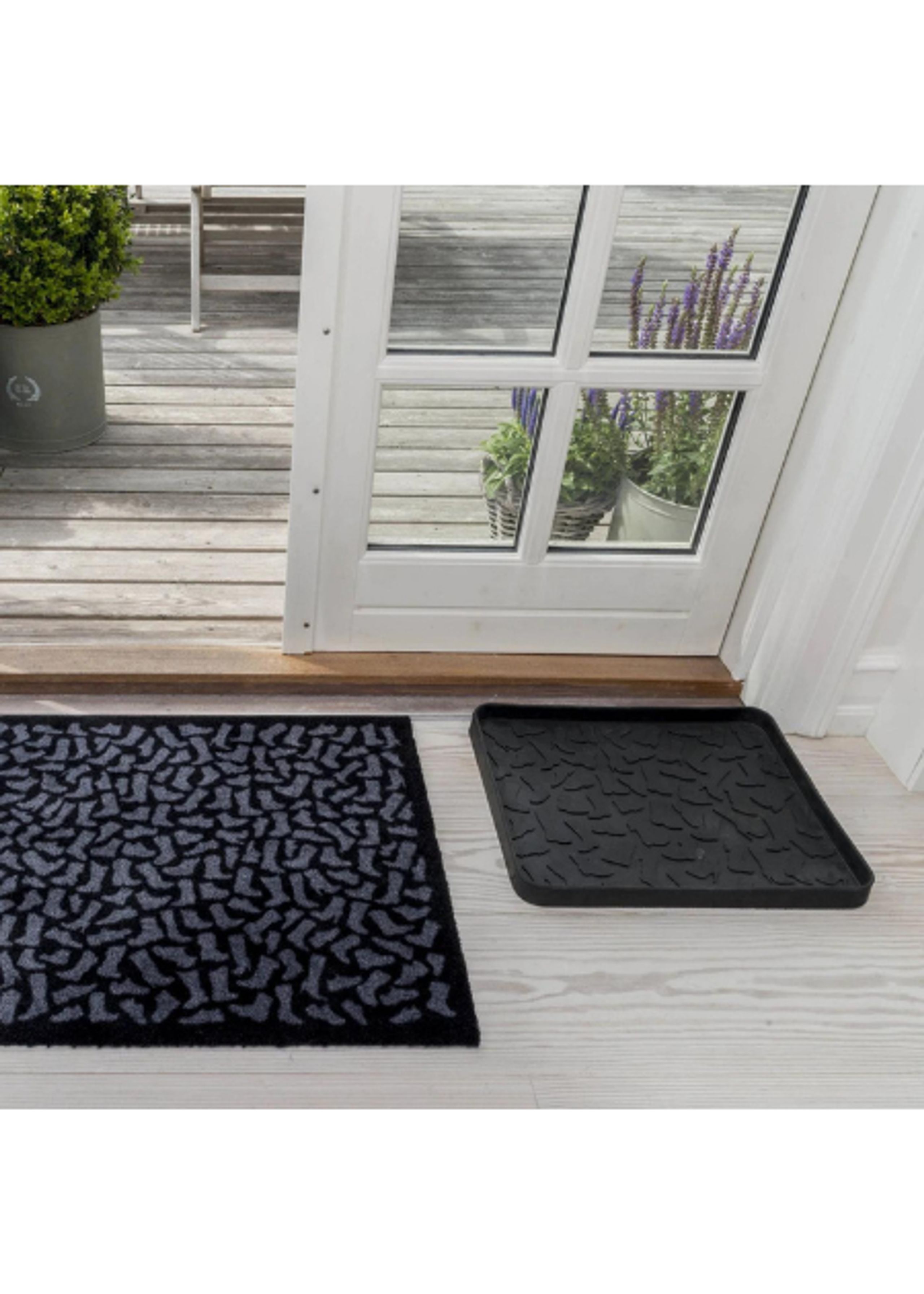Tica Copenhagen - Dørmåtte - Skobakker I Gummi - Black - Medium