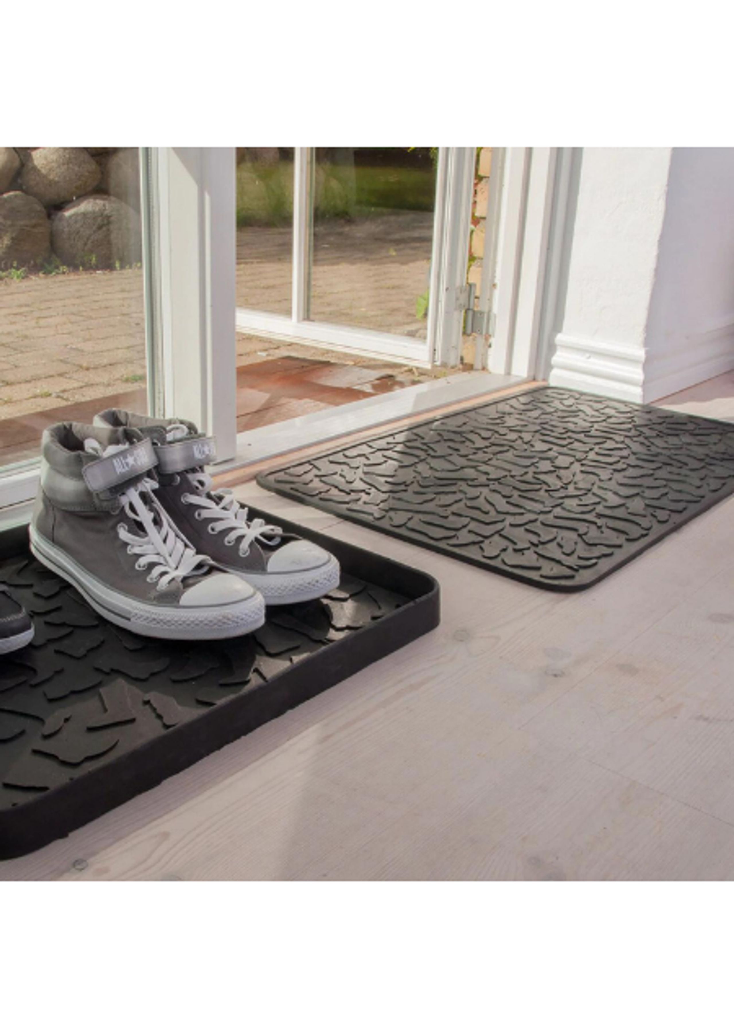 Tica Copenhagen - Doormat - Dørmåtte I Gummi - Tica Copenhagen - Black - Small