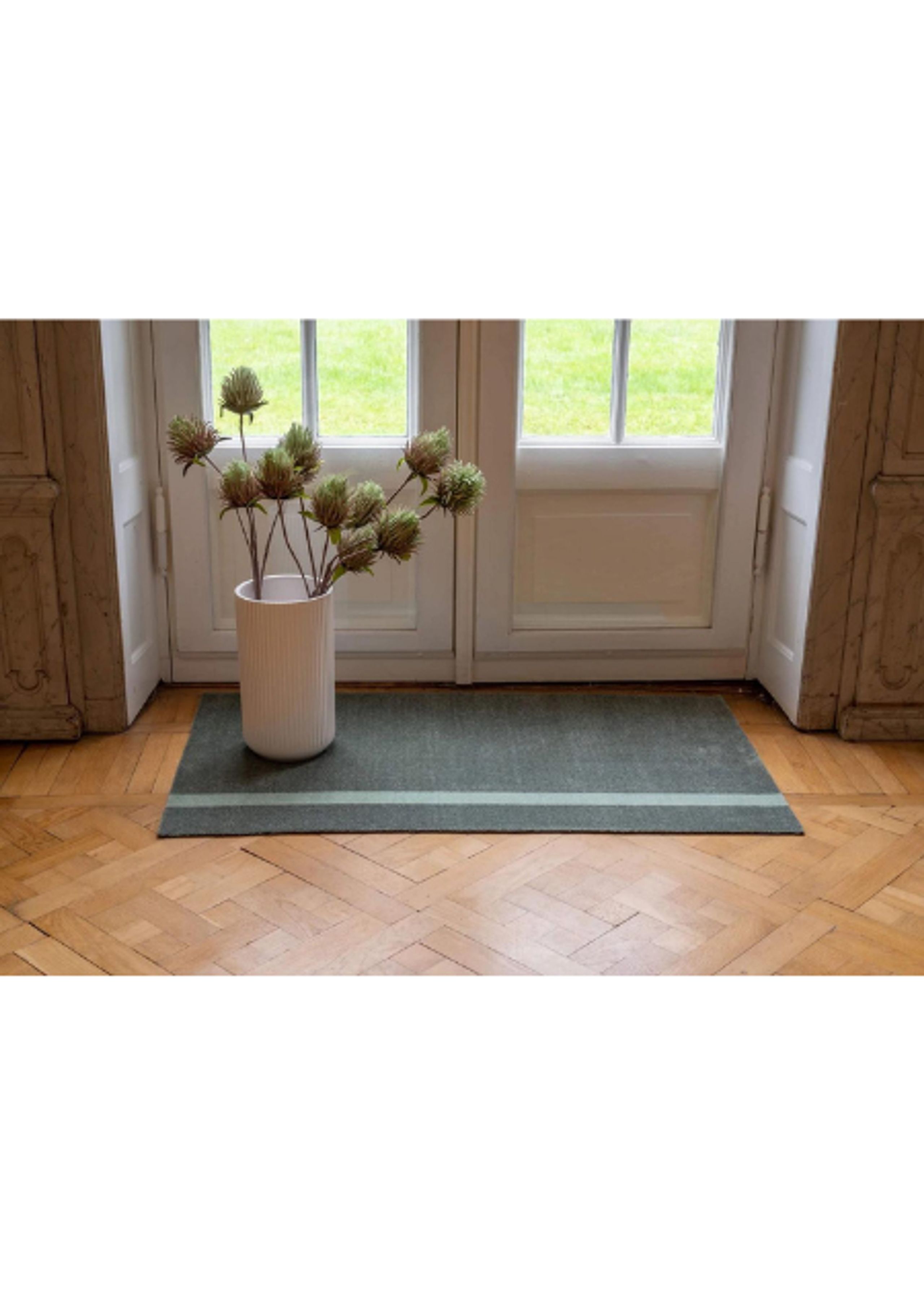 Tica Copenhagen - Tapijt - Stripe Vertical - Light Green/Dust Green