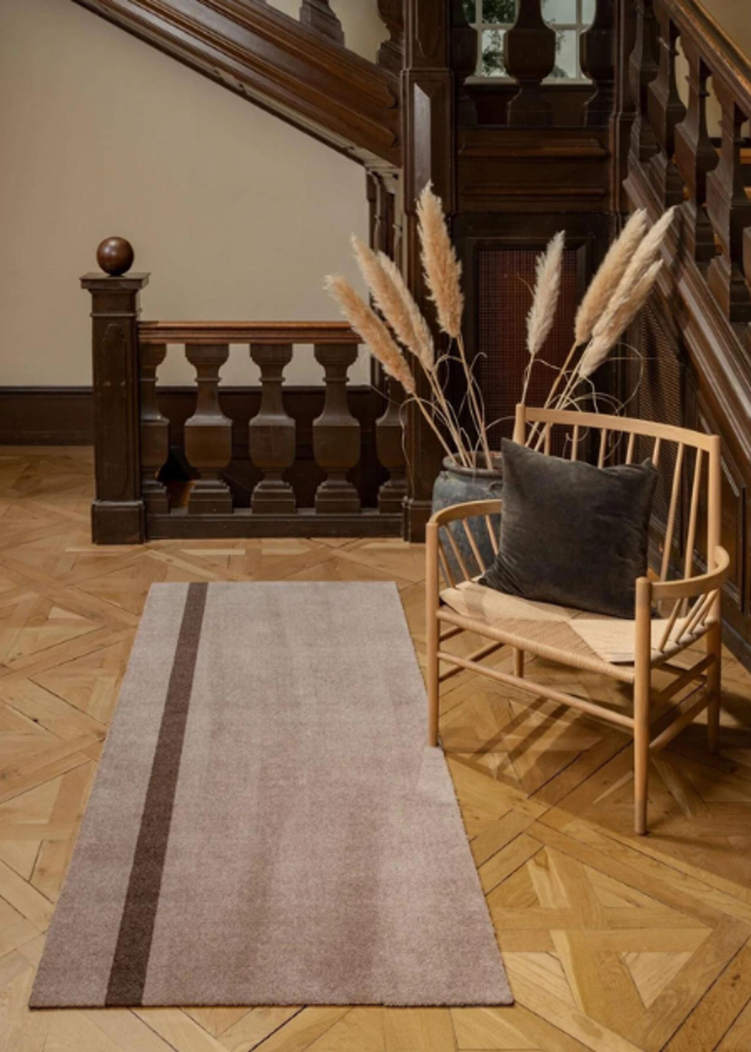 Tica Copenhagen - Tapijt - Stripe Vertical - Sand/Brown