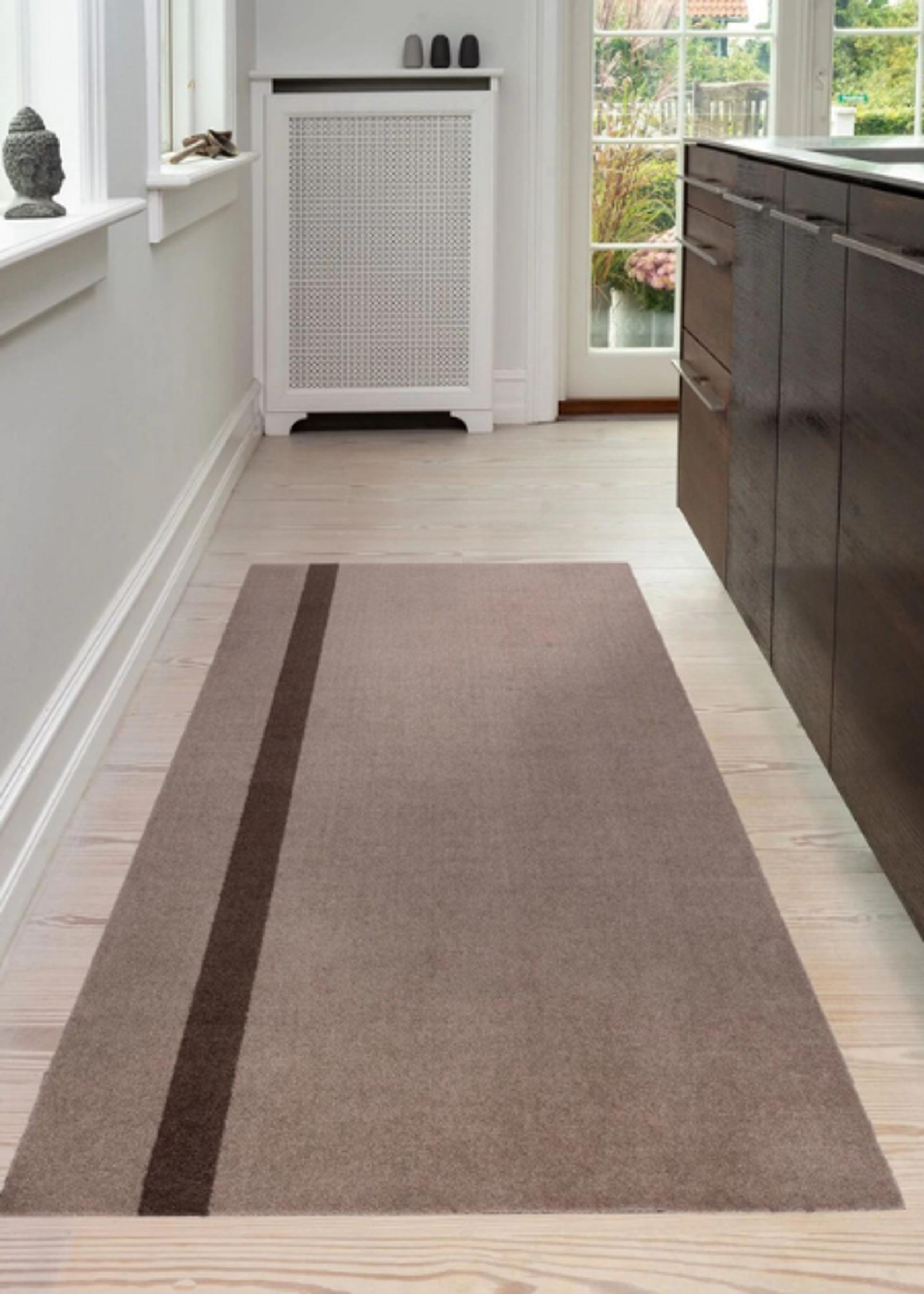 Tica Copenhagen - Tapijt - Stripe Vertical - Sand/Brown