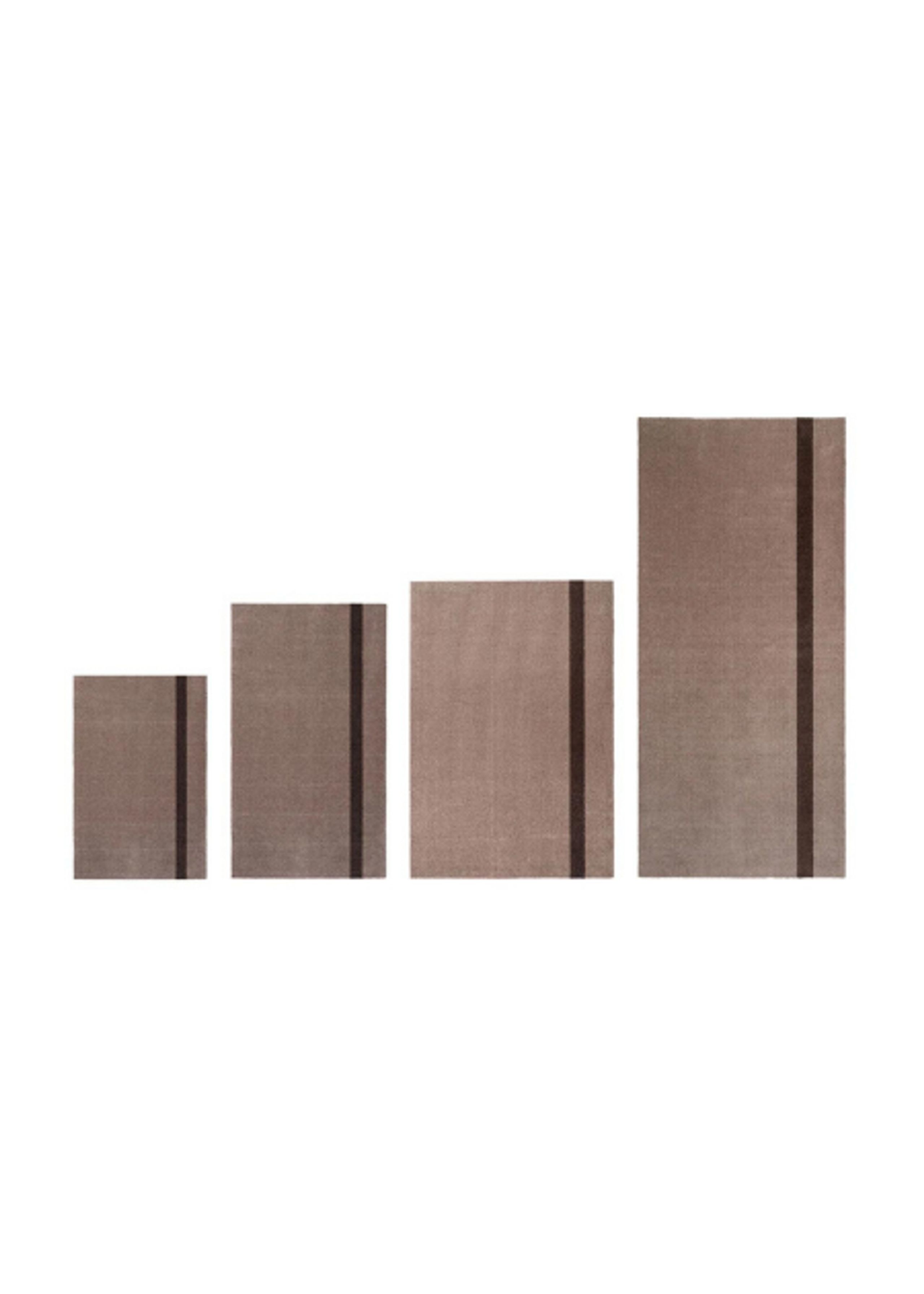 Tica Copenhagen - Tapijt - Stripe Vertical - Sand/Brown