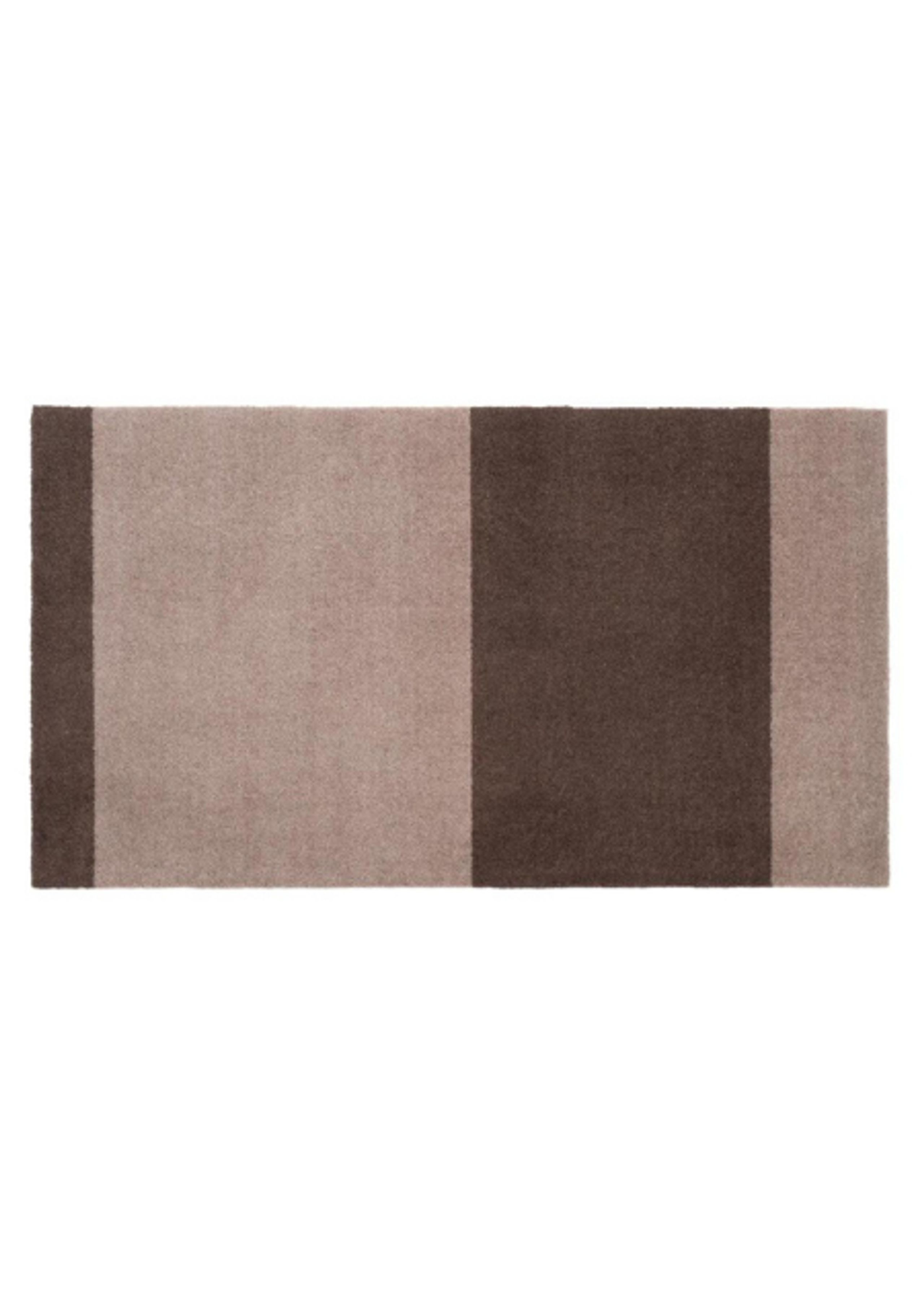 Tica Copenhagen - Rug - STRIPES HORIZON - Sand/Brown
