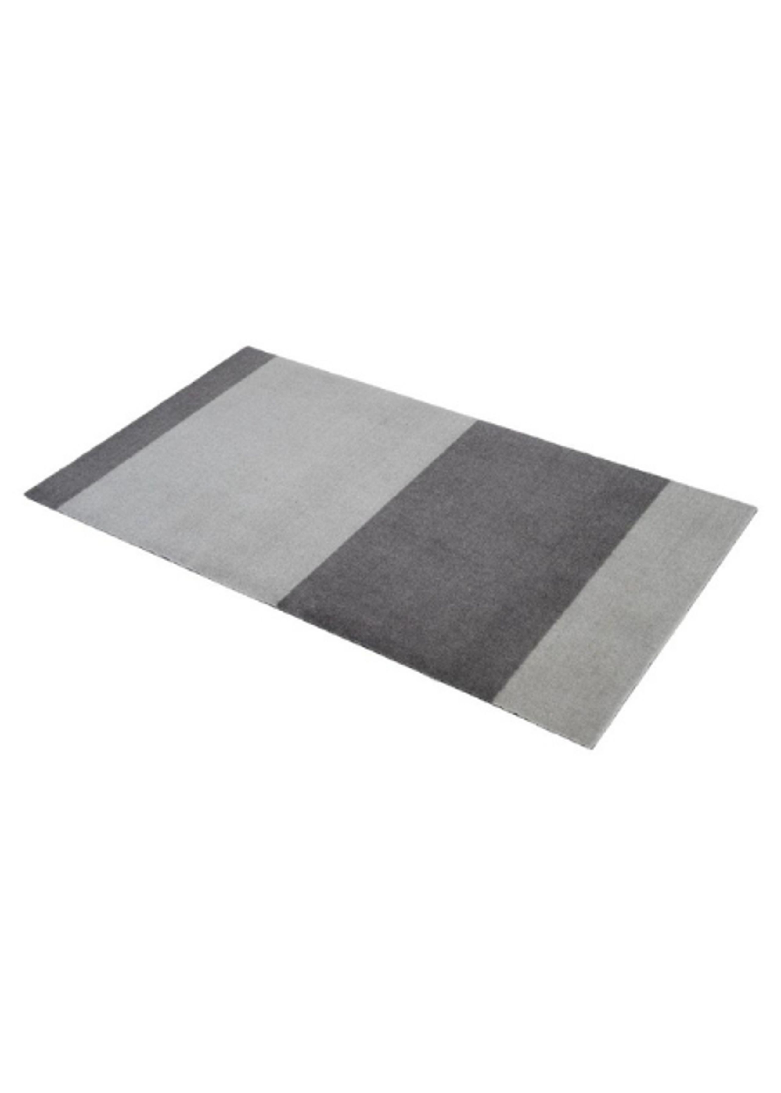 Tica Copenhagen - Rug - STRIPES HORIZON - Steelgrey/Light Grey