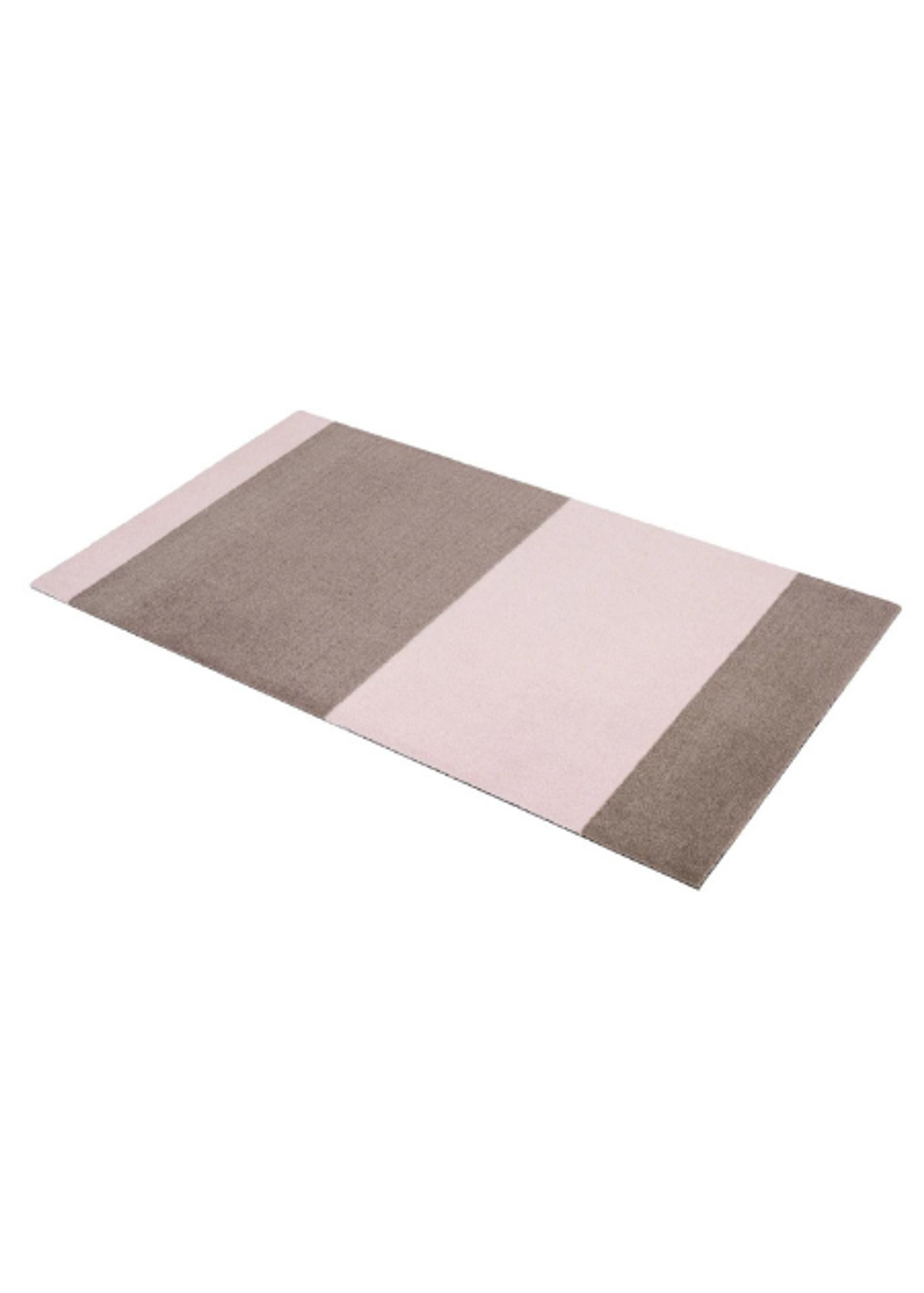 Tica Copenhagen - Tapis - Stripes Horizon Unicolor - Sand/Light Pink