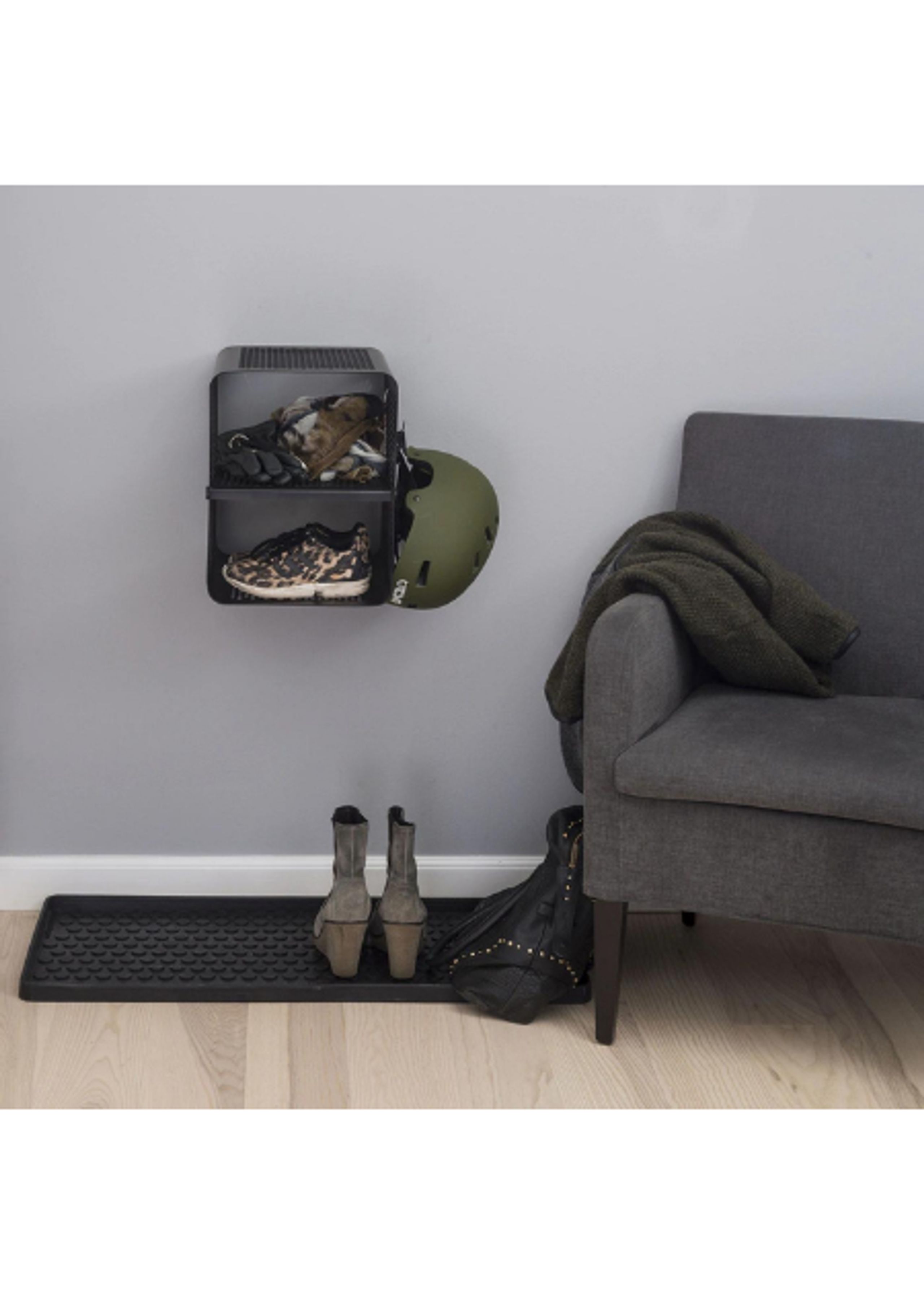 Tica Copenhagen - Étagère - Tica Rack - Black - Small - Wall