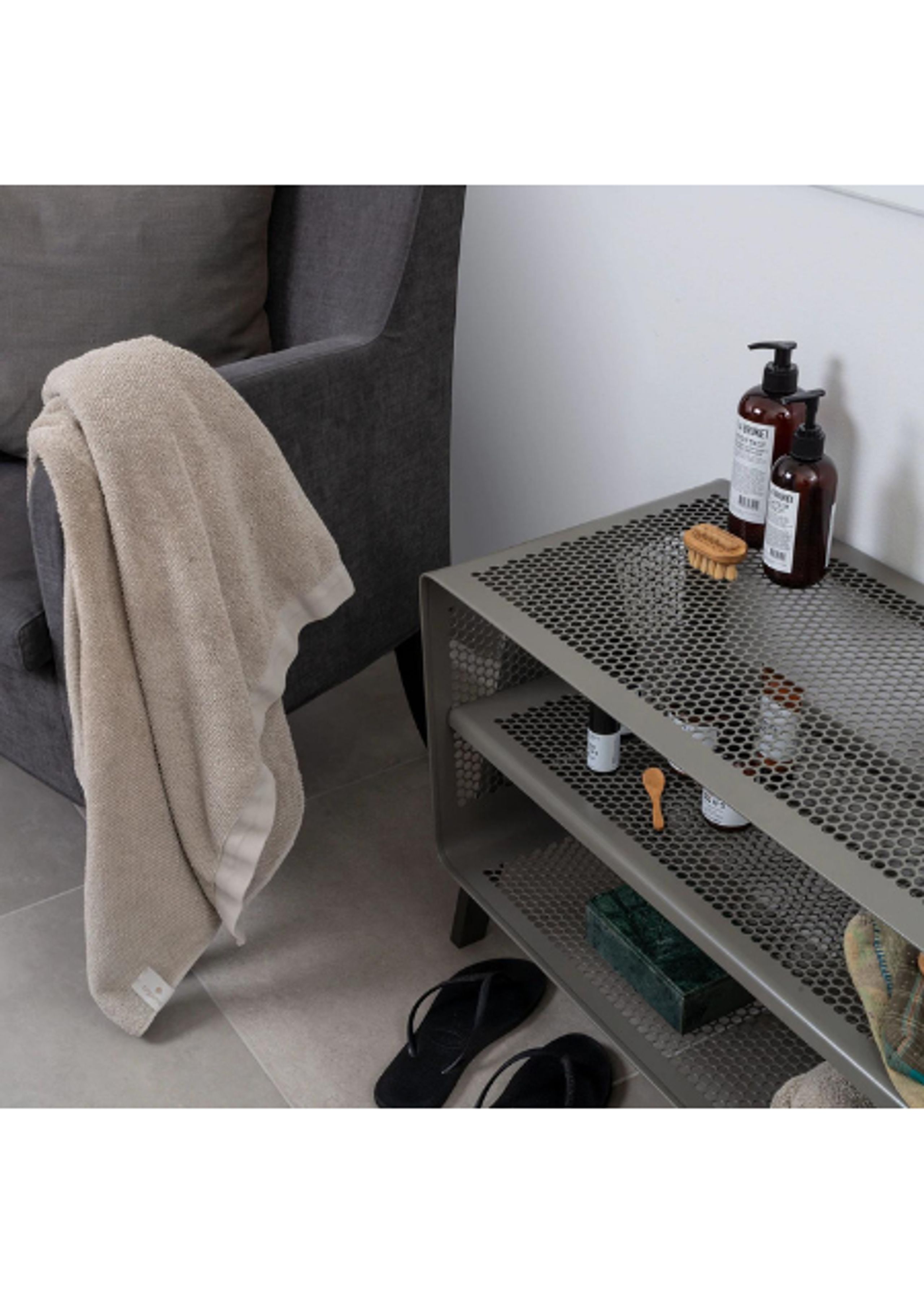 Tica Copenhagen - Regał na buty - Tica Rack - Floor - Taupe - Large - Floor