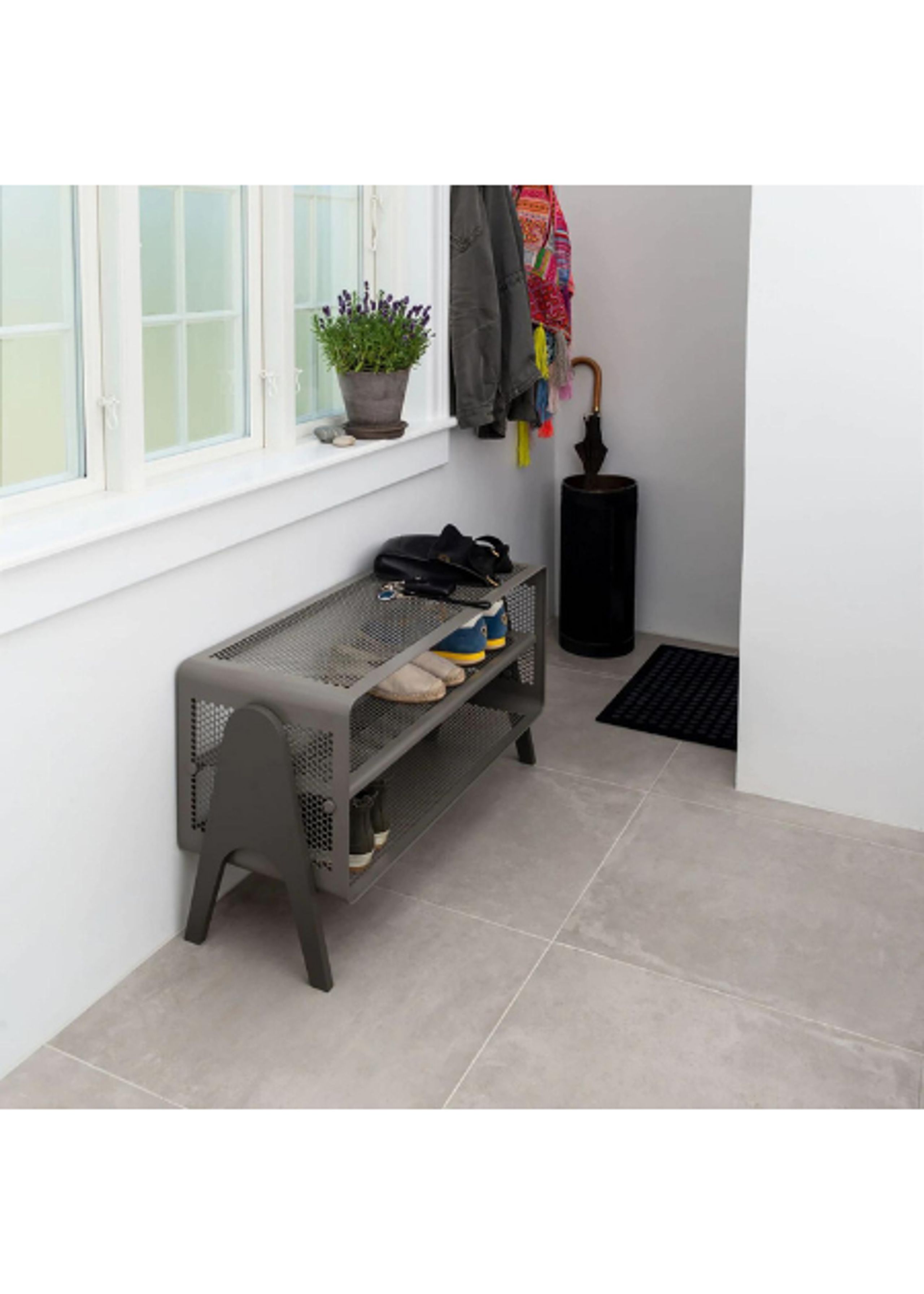 Tica Copenhagen - Regał na buty - Tica Rack - Floor - Taupe - Large - Floor