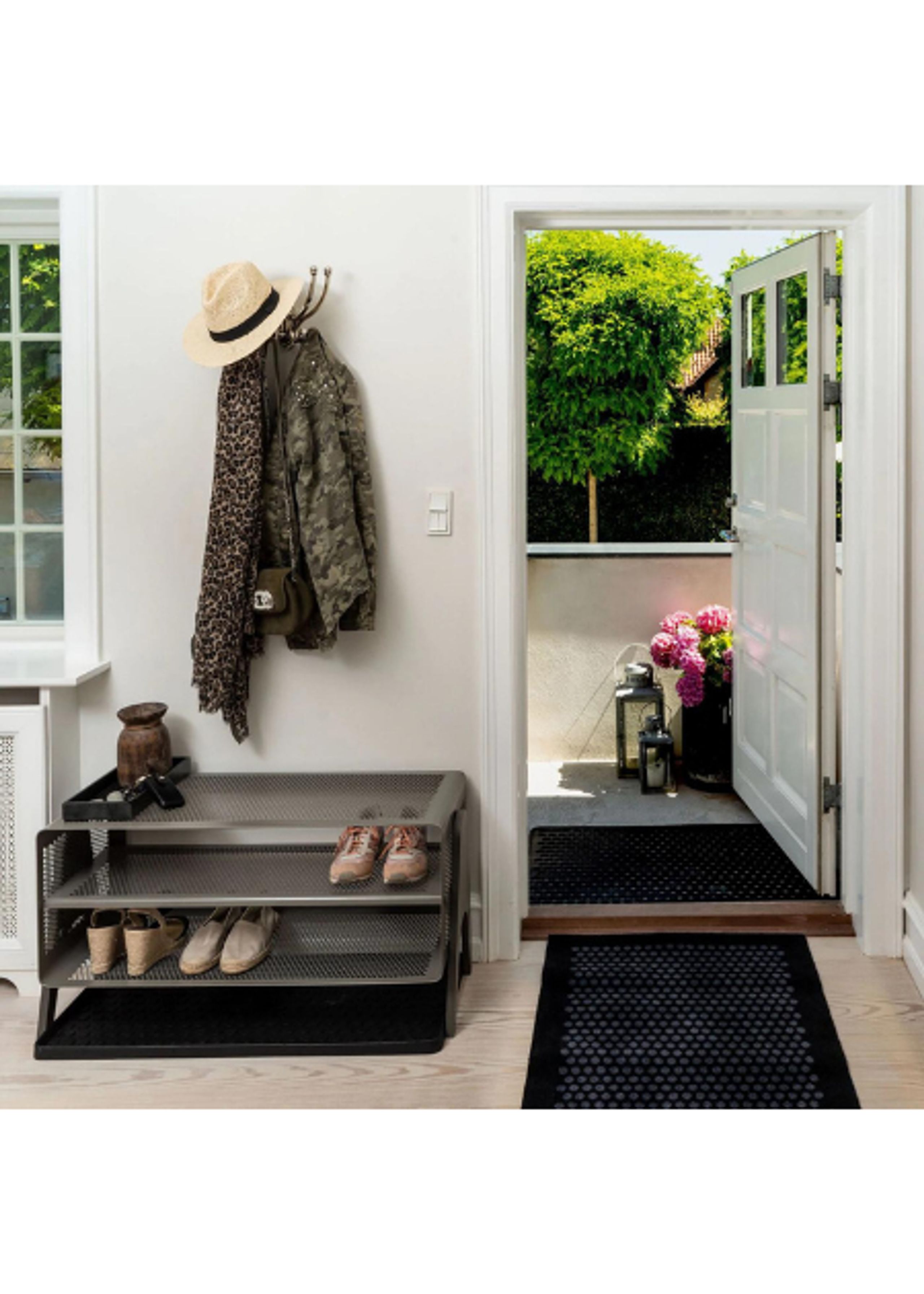 Tica Copenhagen - Regał na buty - Tica Rack - Floor - Taupe - Large - Floor