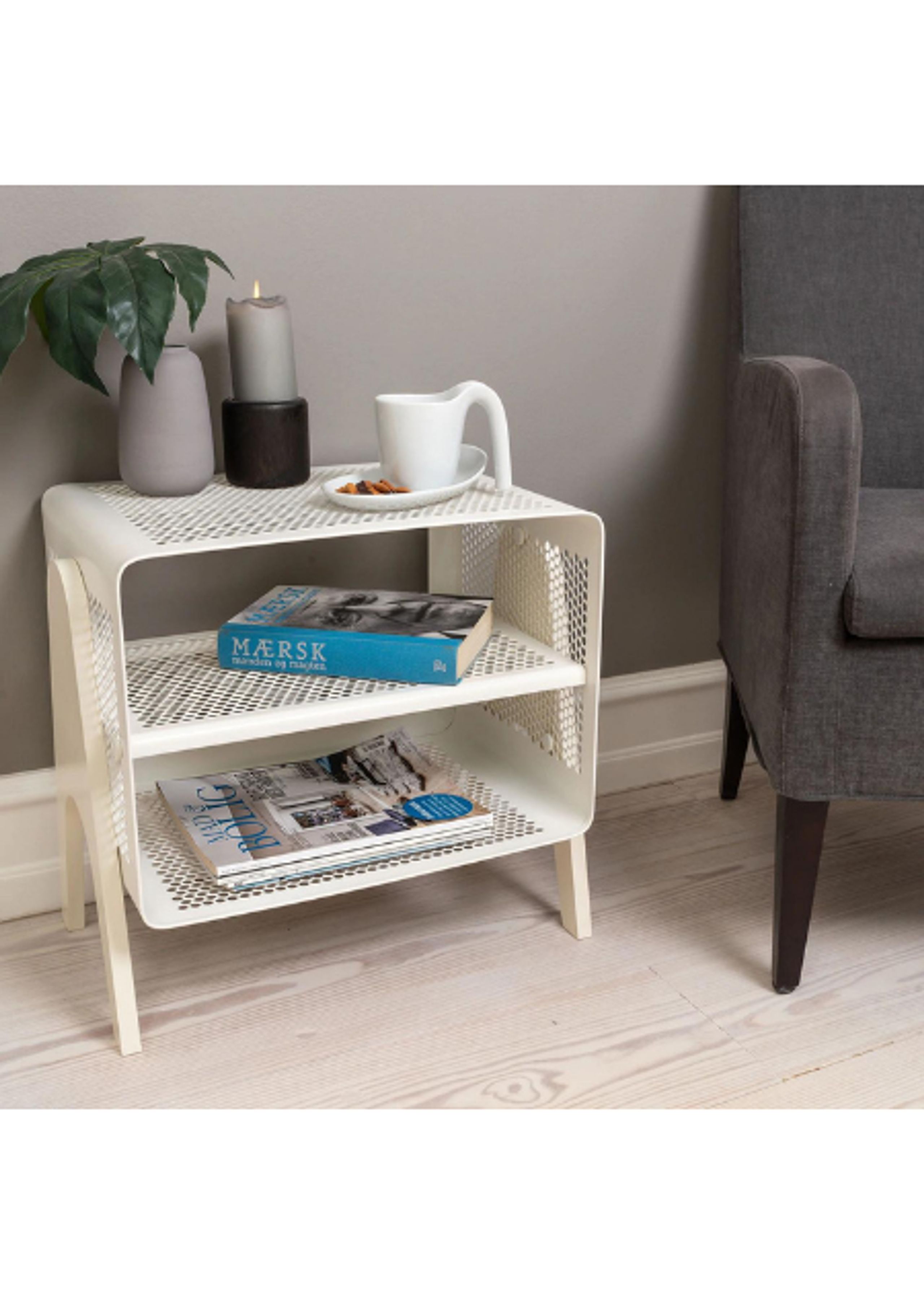 Tica Copenhagen - Shoe Rack - Tica Rack - Floor - White - Small - Floor