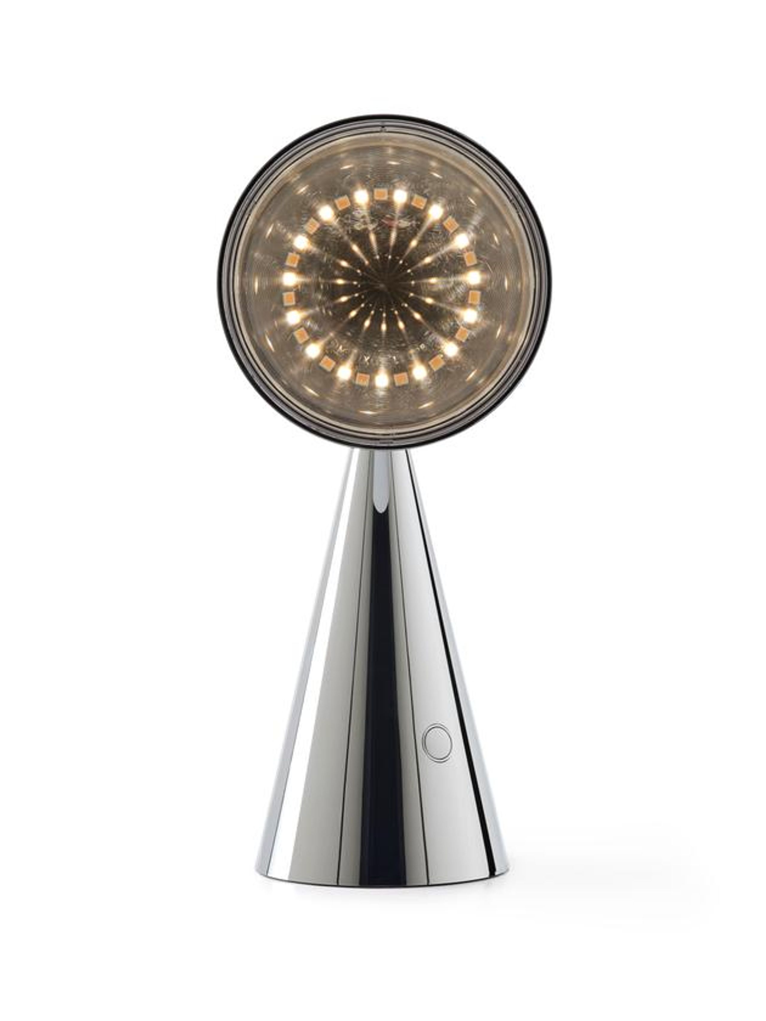 Tom Dixon - Lampada da tavolo - Pose Portable LED - Polished Silver