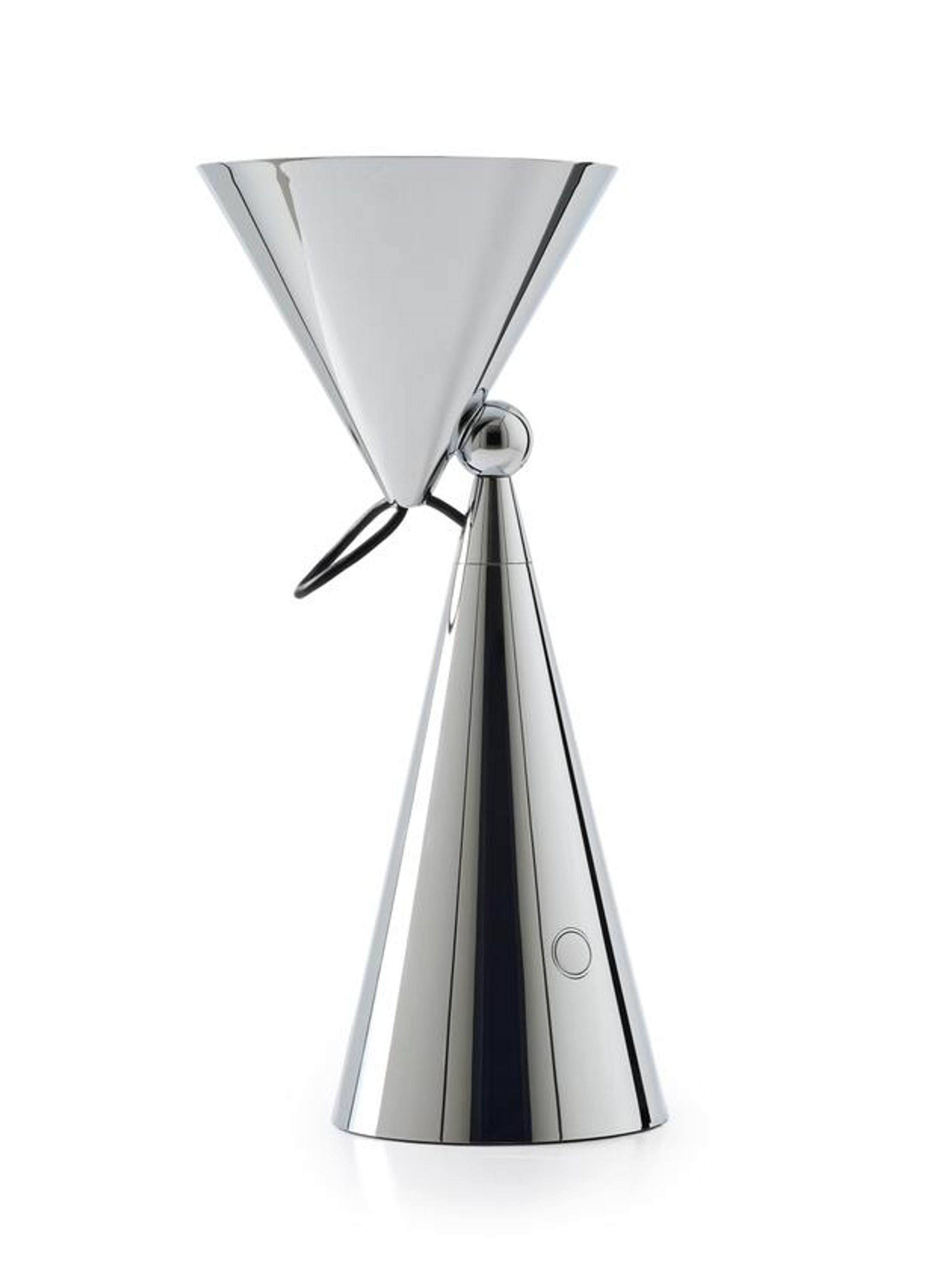 Tom Dixon - Lampada da tavolo - Pose Portable LED - Polished Silver