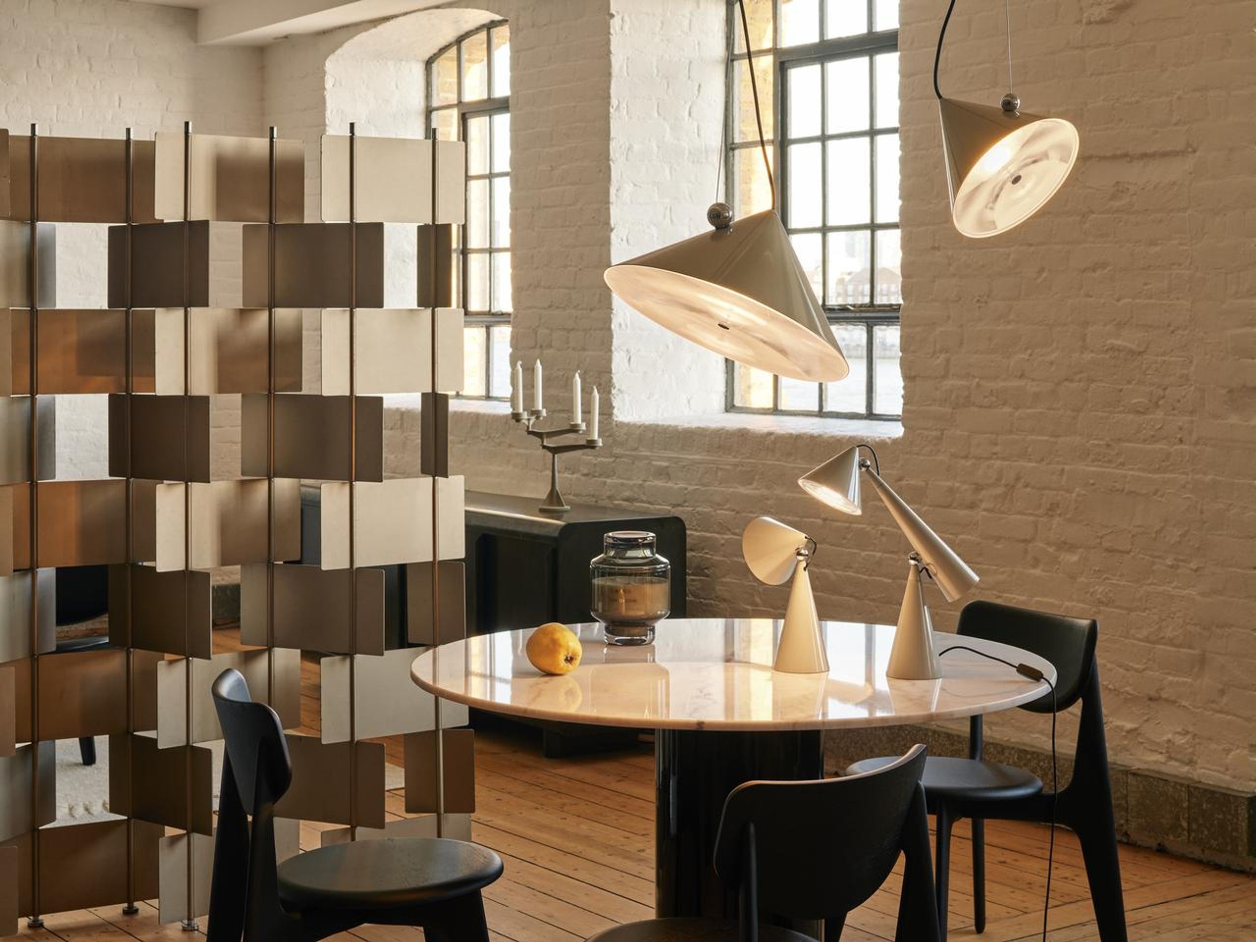 Tom Dixon - Lampada da tavolo - Pose Portable LED - Polished Silver