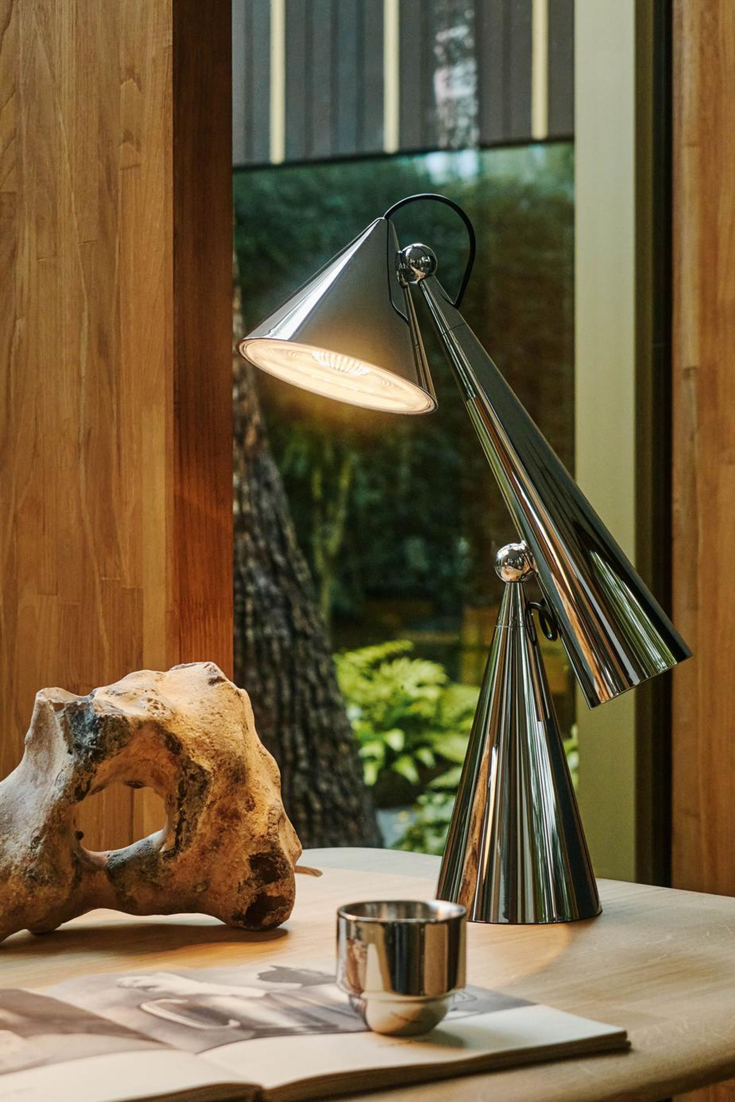 Tom Dixon - Table Lamp - Pose Task Light - Polished Gold