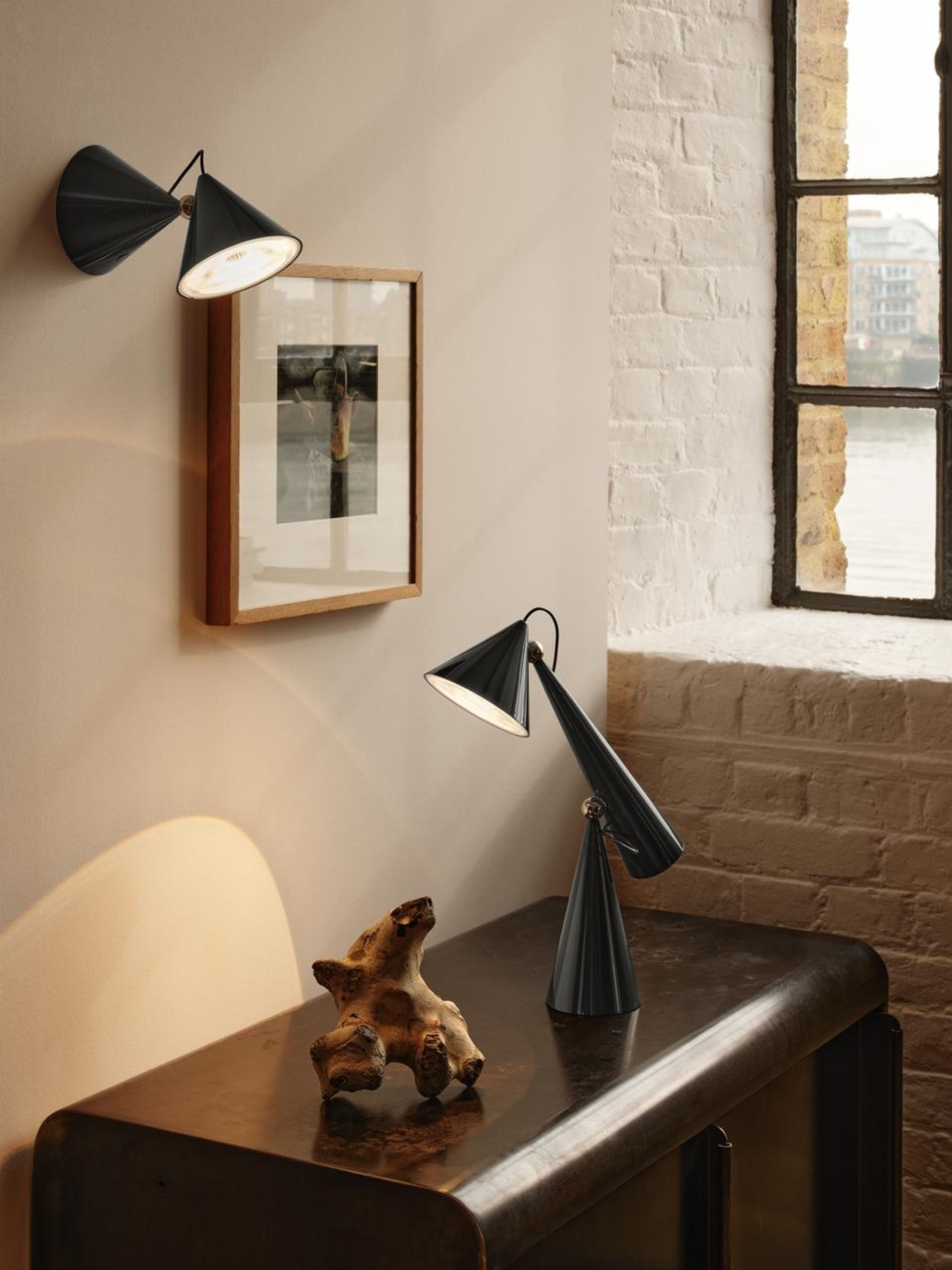 Tom Dixon - Table Lamp - Pose Task Light - Polished Gold