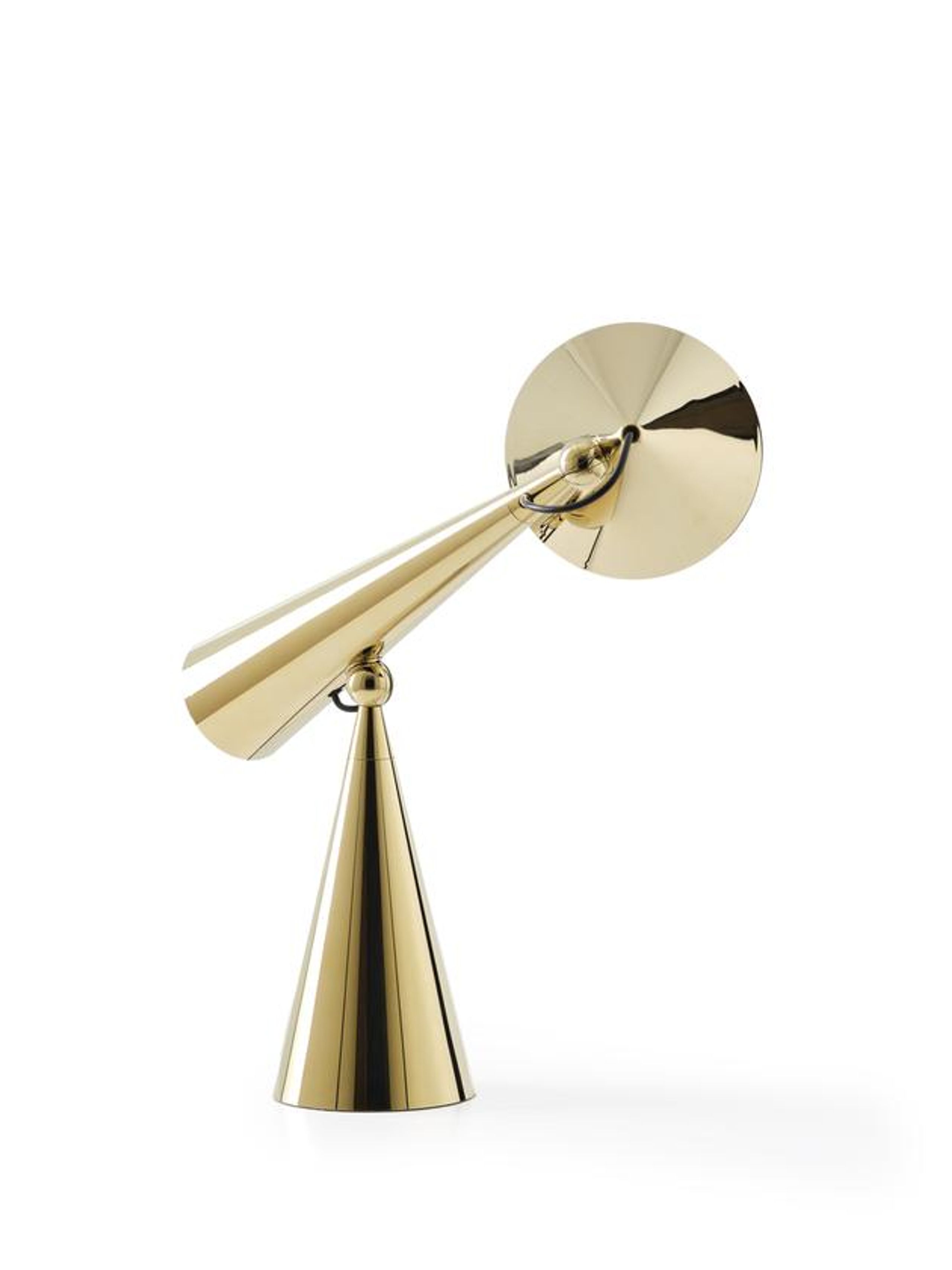 Tom Dixon - Table Lamp - Pose Task Light - Polished Gold