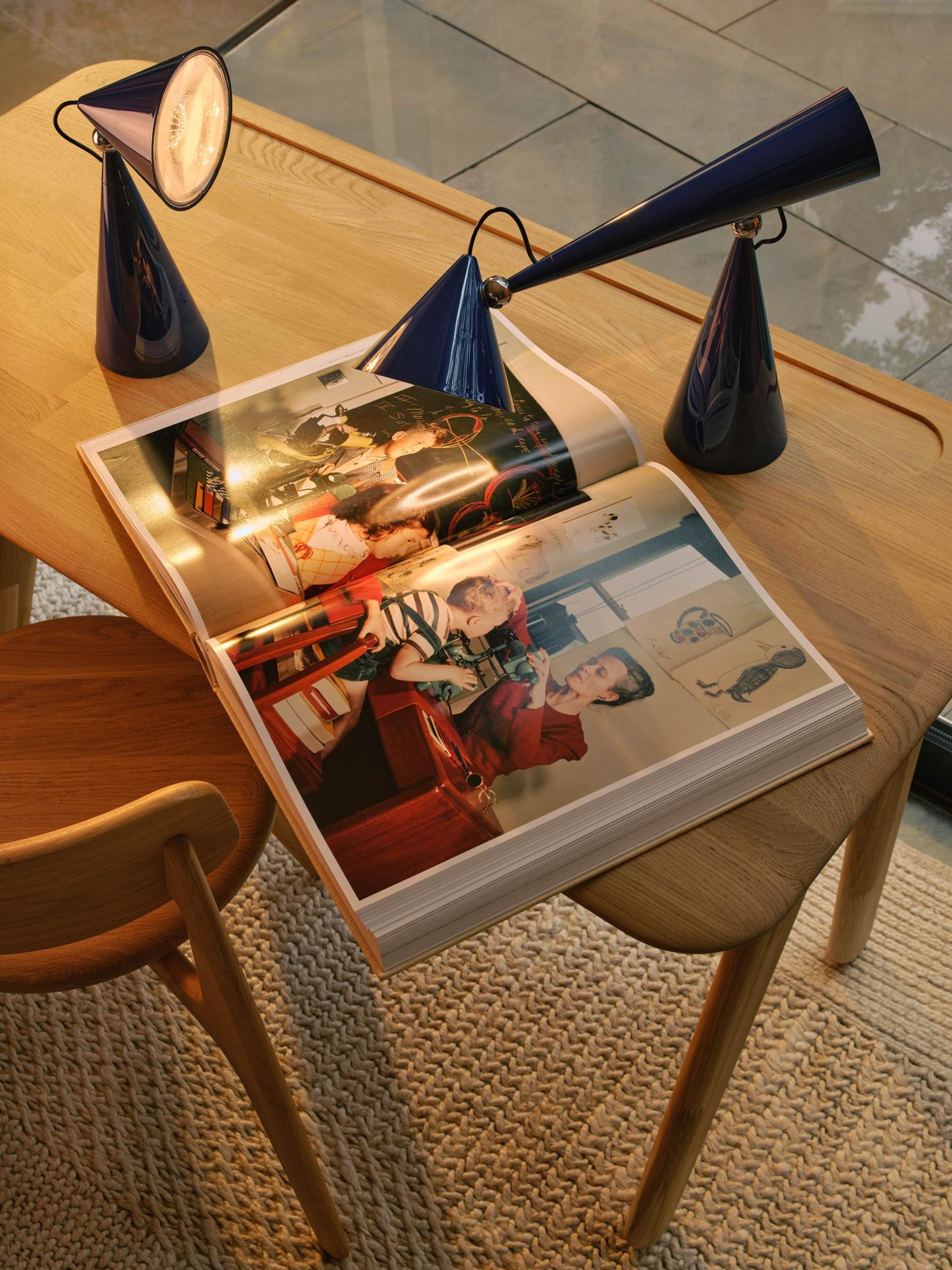 Tom Dixon - Table Lamp - Pose Task Light - Polished Gold