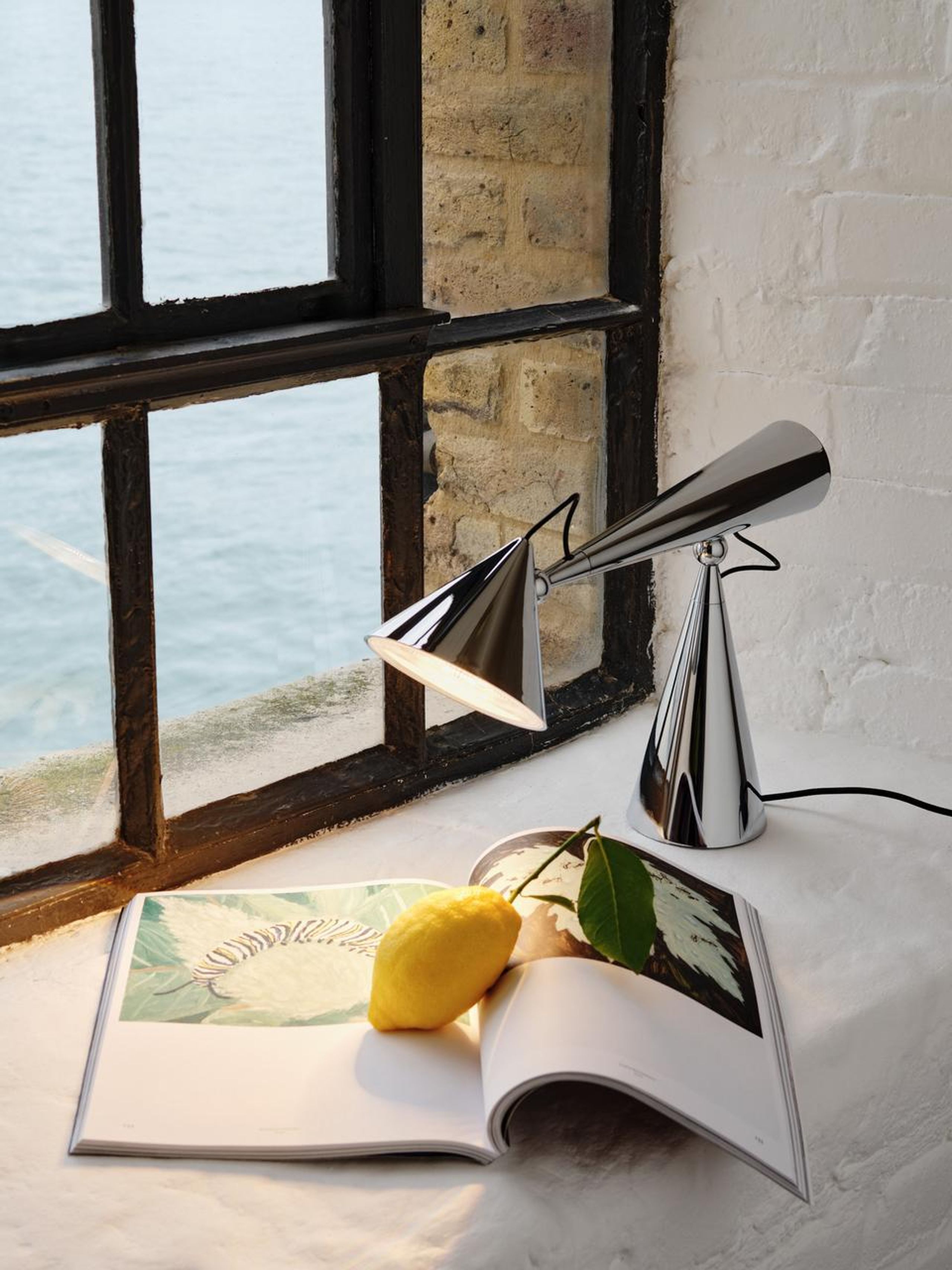 Tom Dixon - Table Lamp - Pose Task Light - Polished Gold