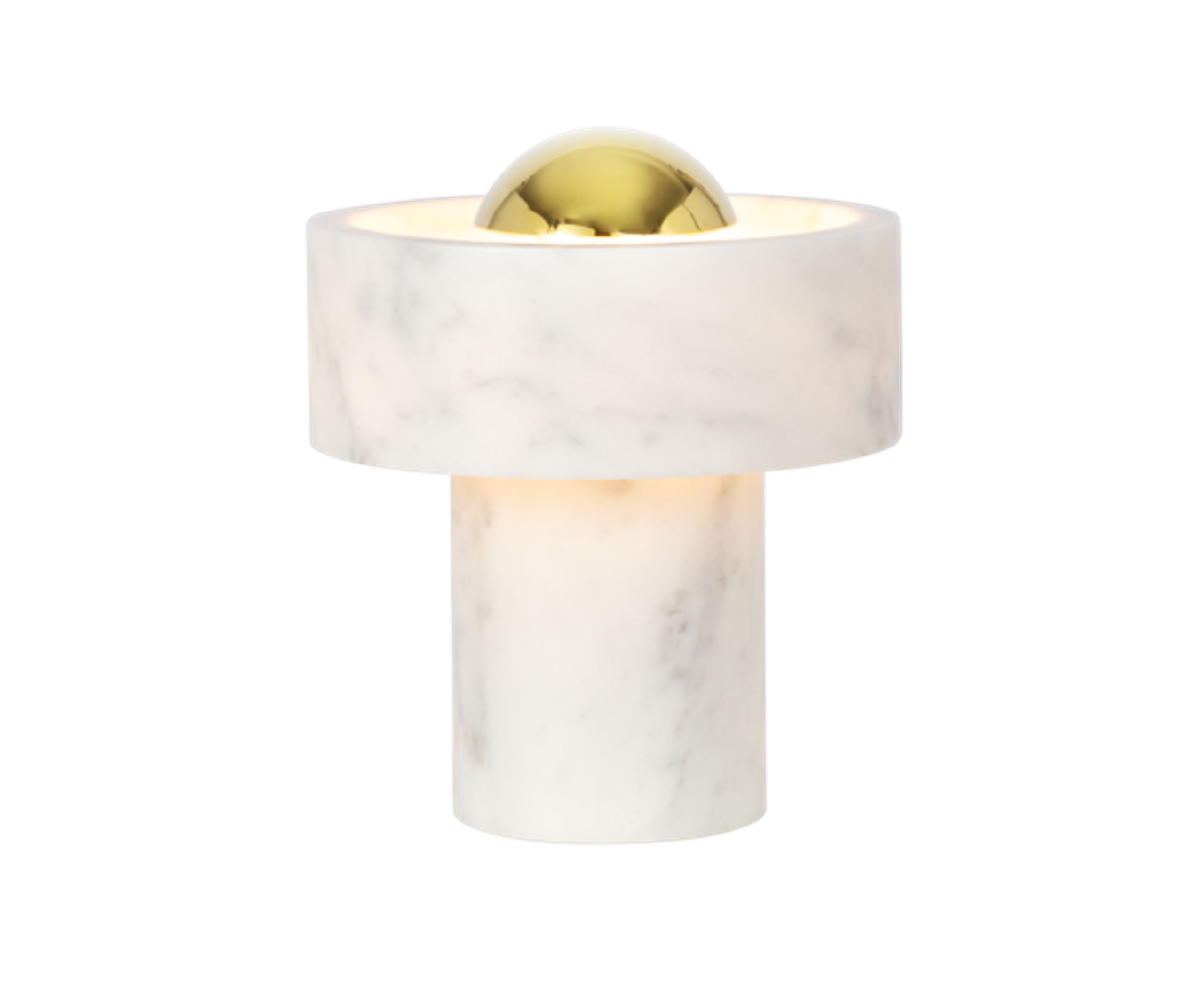 Tom Dixon - Tischlampe - Stone Portable LED - Gloss Gold