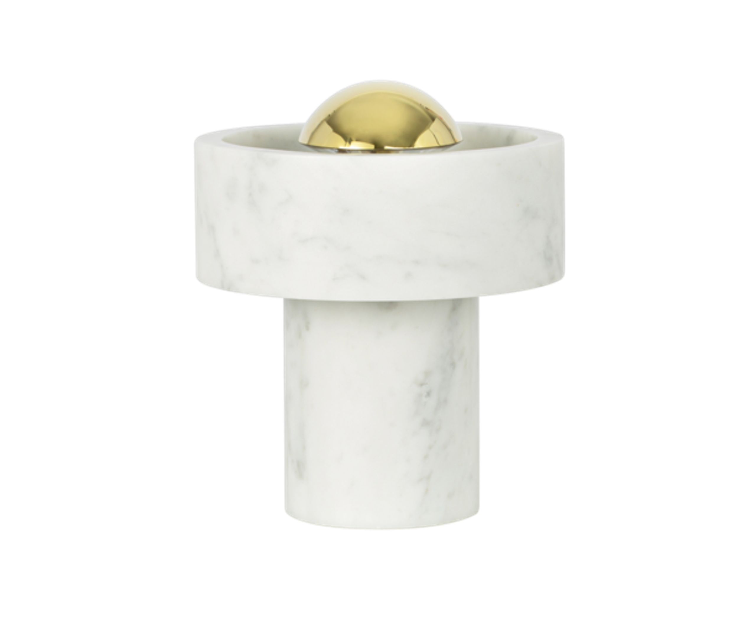Tom Dixon - Tischlampe - Stone Portable LED - Gloss Gold