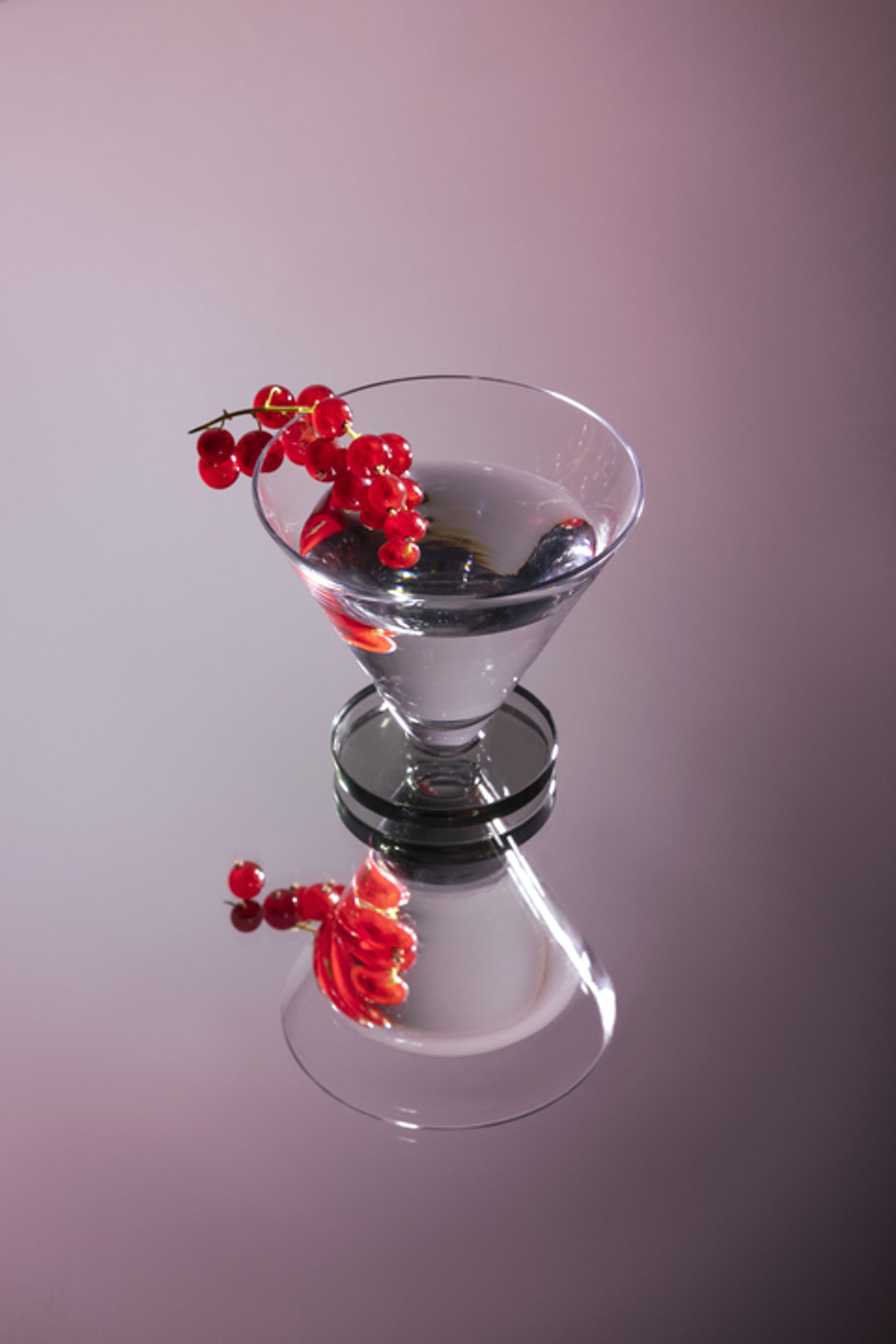 Tom Dixon - Cocktail glass - Puck Cocktail Glasses - Clear / Smoke - 2 pcs