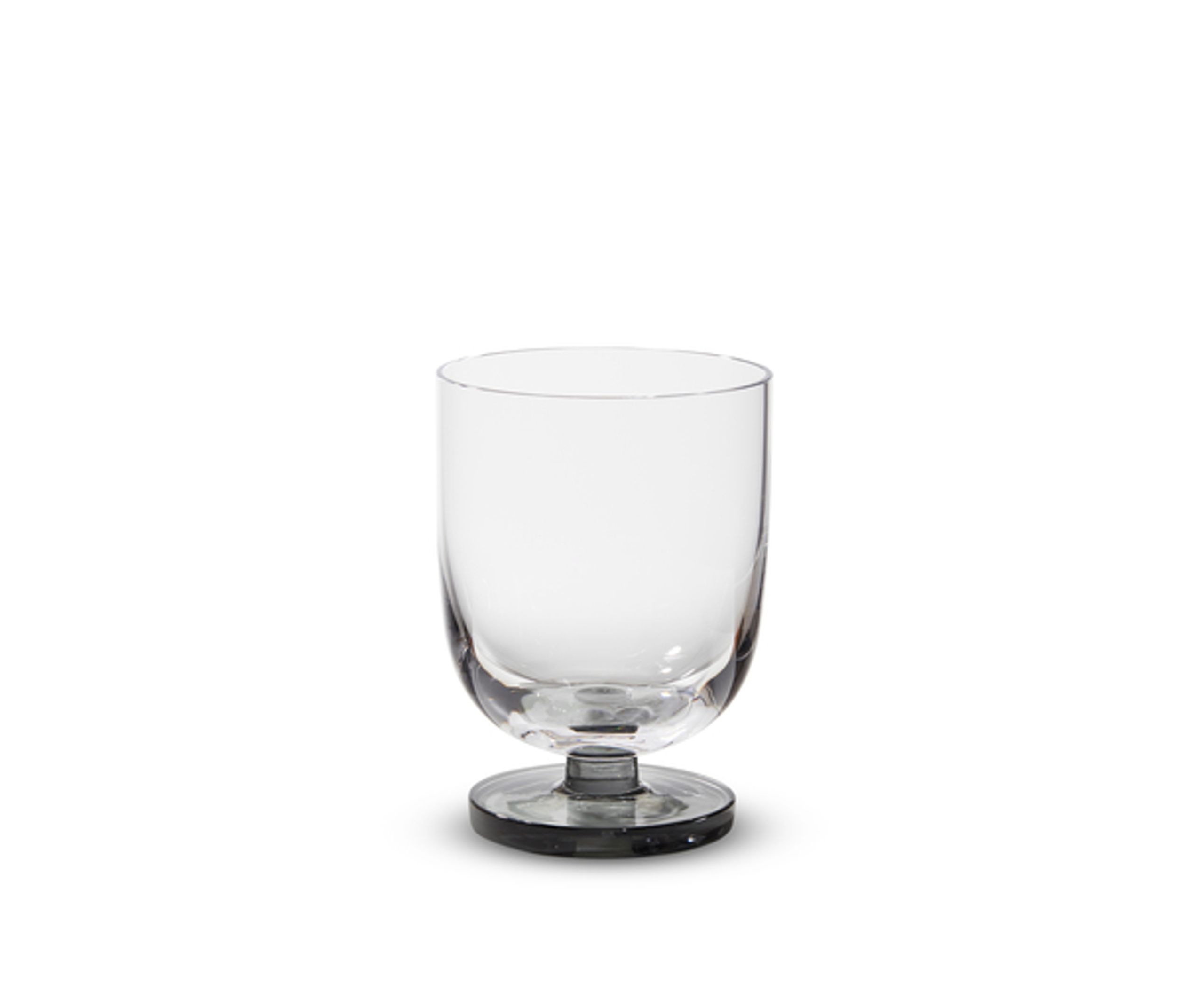 Tom Dixon - Glass - Puck Water Tumblers - Clear / Smoke - 2 pcs