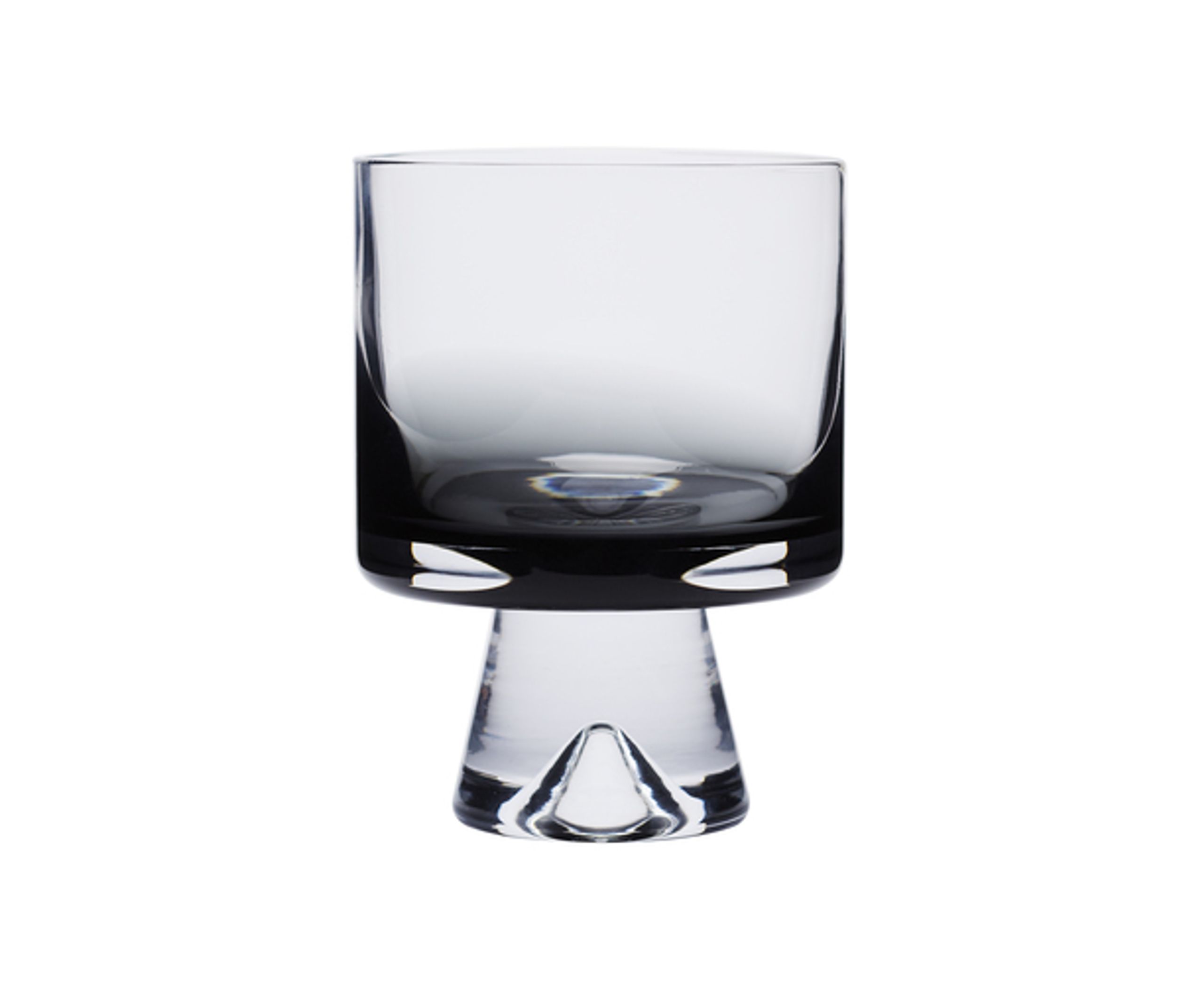 Tom Dixon - Glas - Tank Low Ball Glasses - Clear / Black