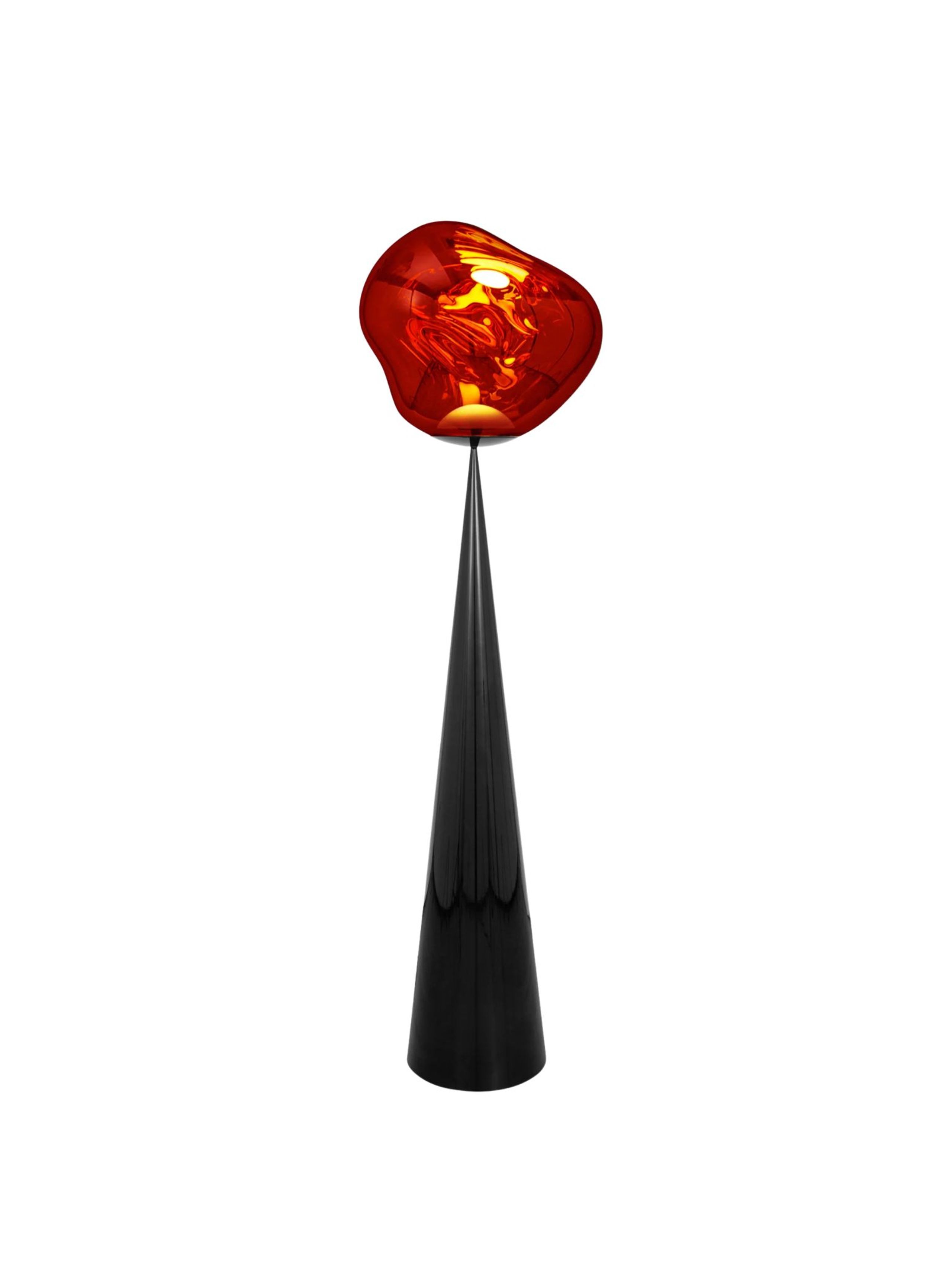 Tom Dixon - Stojací lampa - Melt Cone Fat Floor - Mirrored, Gloss Copper