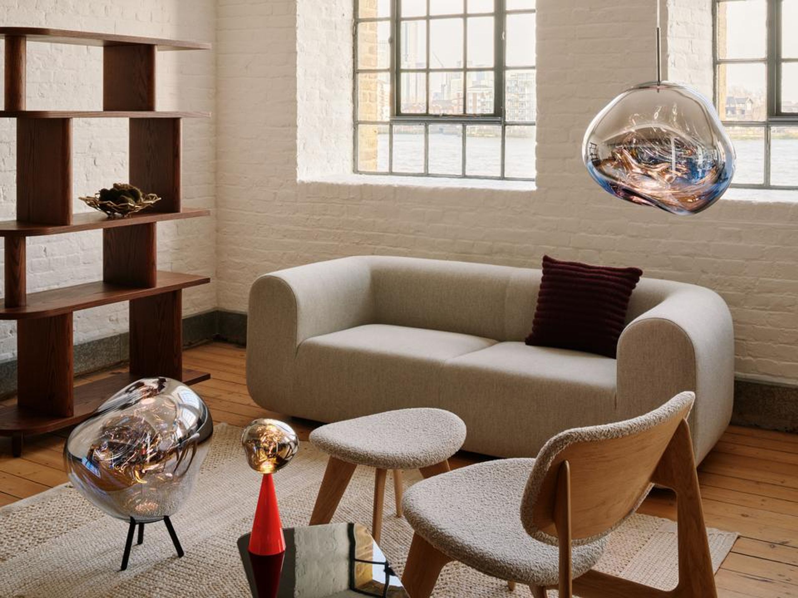 Tom Dixon - Floor lamp - Melt Portable Floor/Hanging LED - Copper / Black