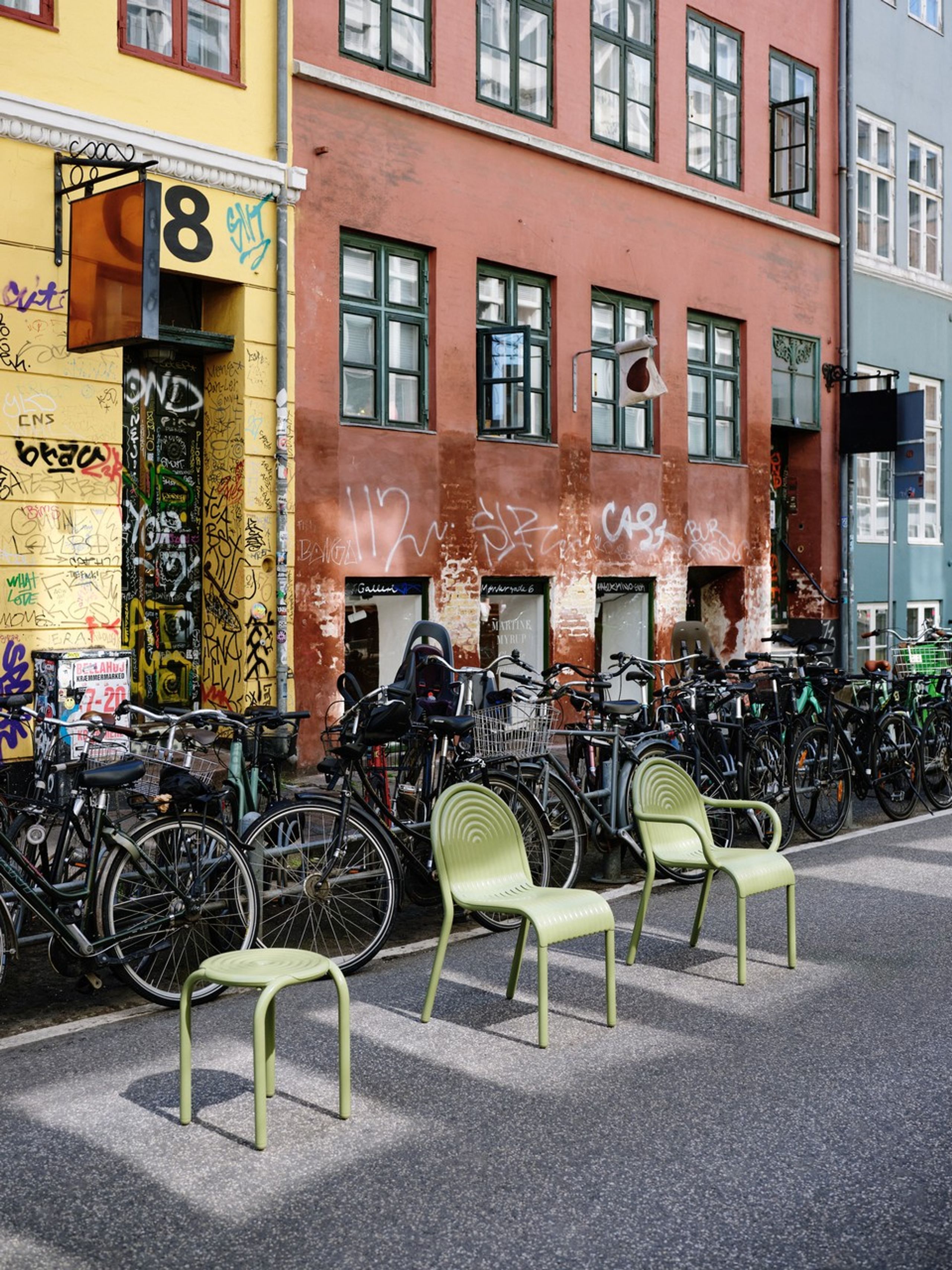 Tom Dixon - Krzesło ogrodowe - Groove Arm Chair - Moss