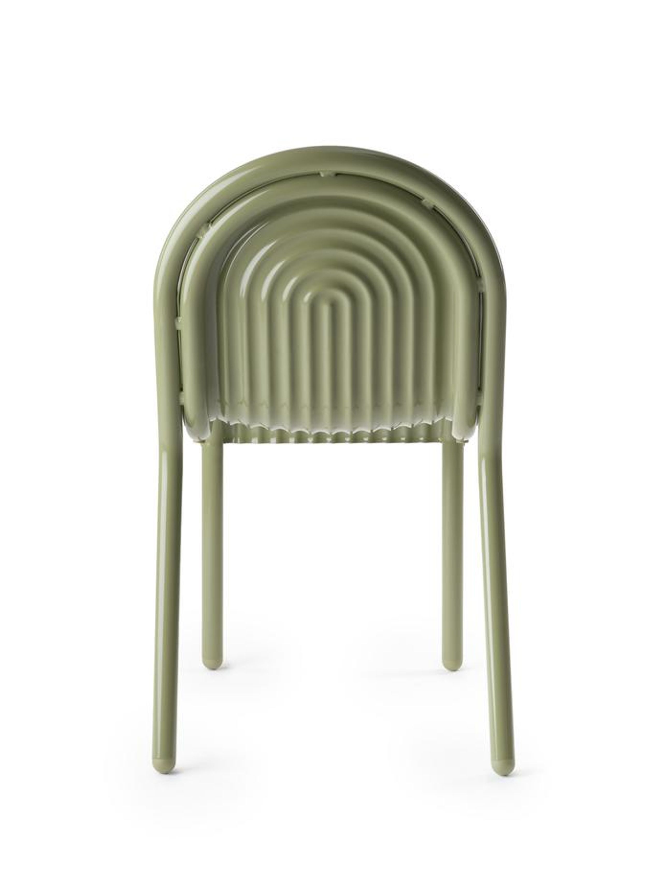 Tom Dixon - Garden chair - Groove Side Chair - Moss