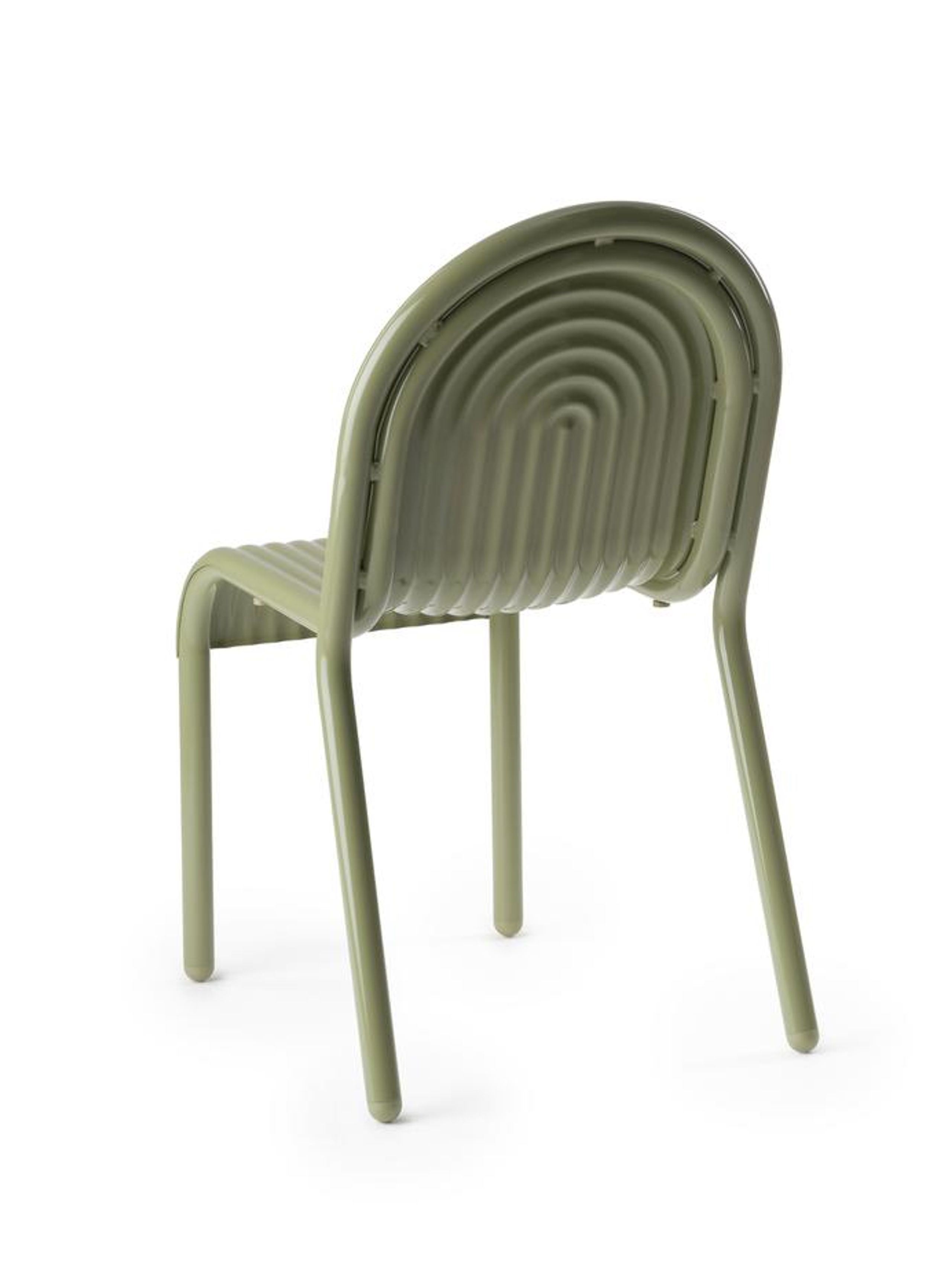 Tom Dixon - Garden chair - Groove Side Chair - Moss