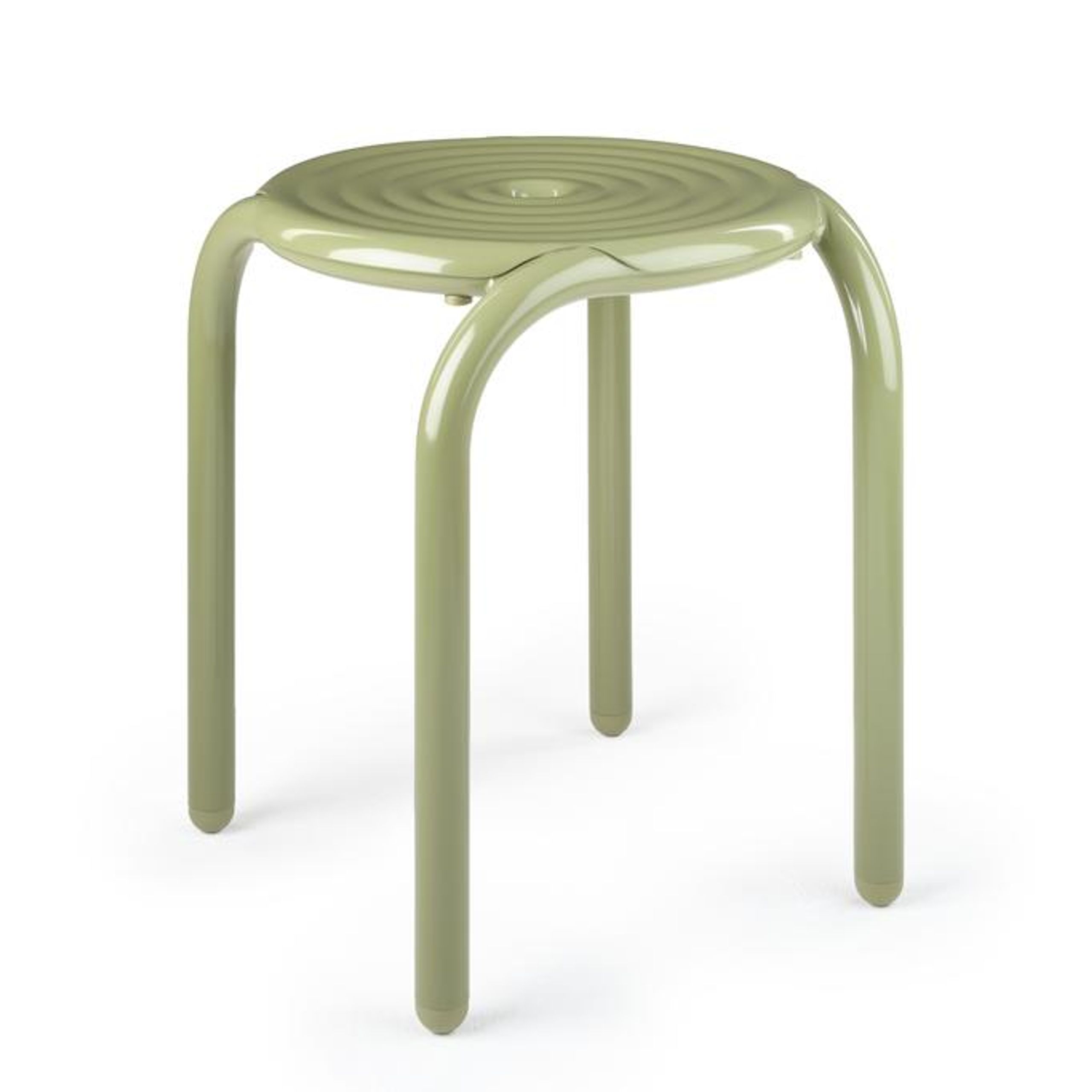 Tom Dixon - Trädgårdsstol - Groove Stool - Moss